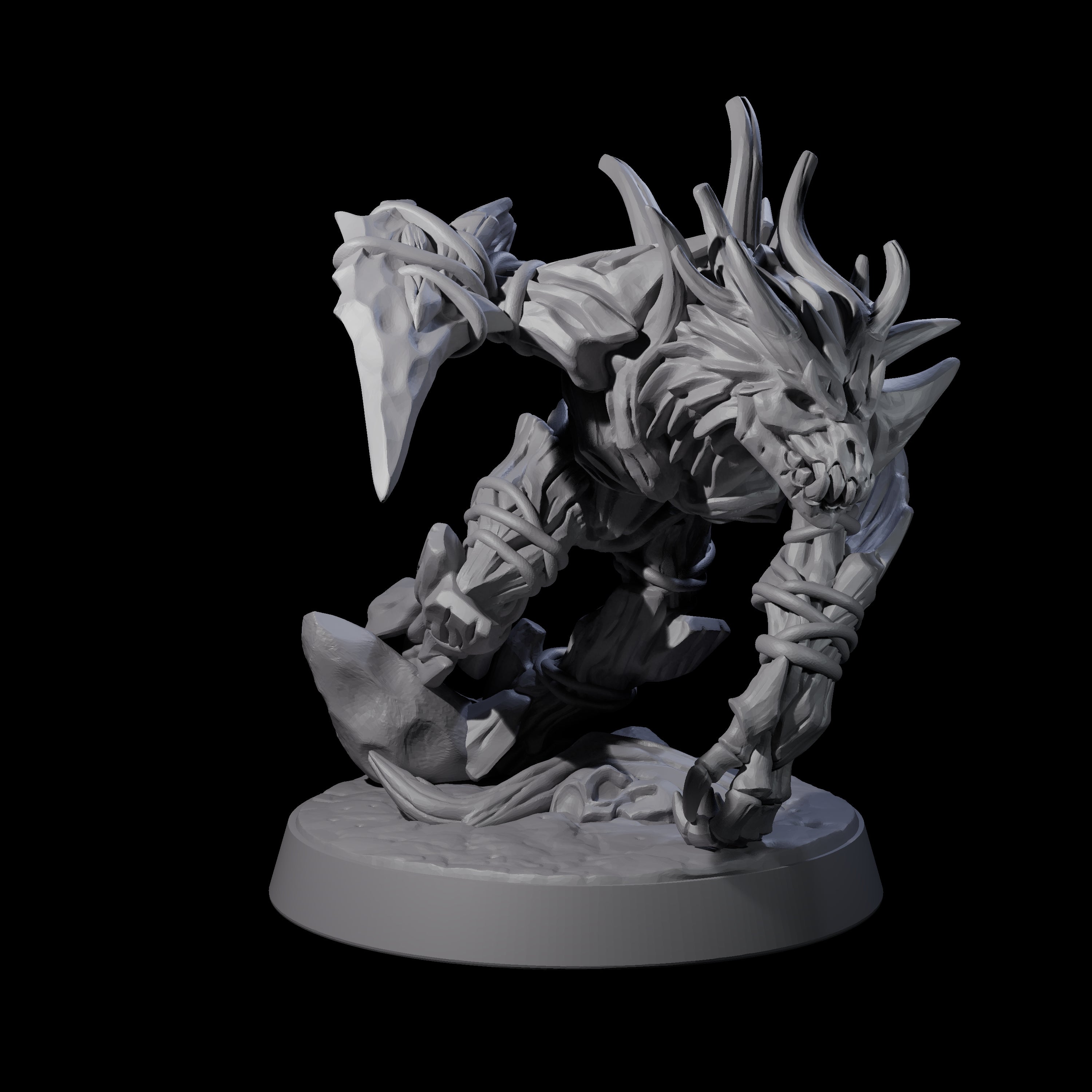 Corrupted Wood Woad B Miniature for Dungeons and Dragons, Pathfinder or other TTRPGs