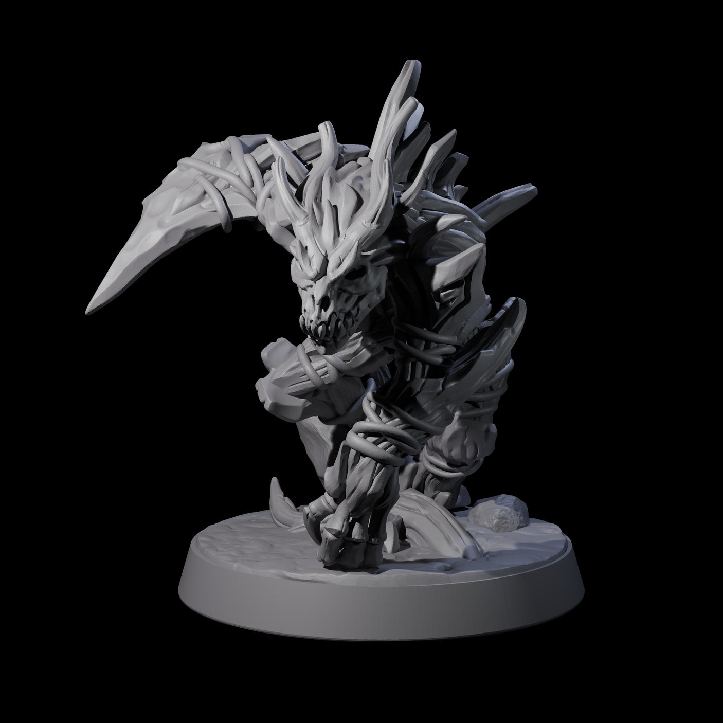 Corrupted Wood Woad B Miniature for Dungeons and Dragons, Pathfinder or other TTRPGs