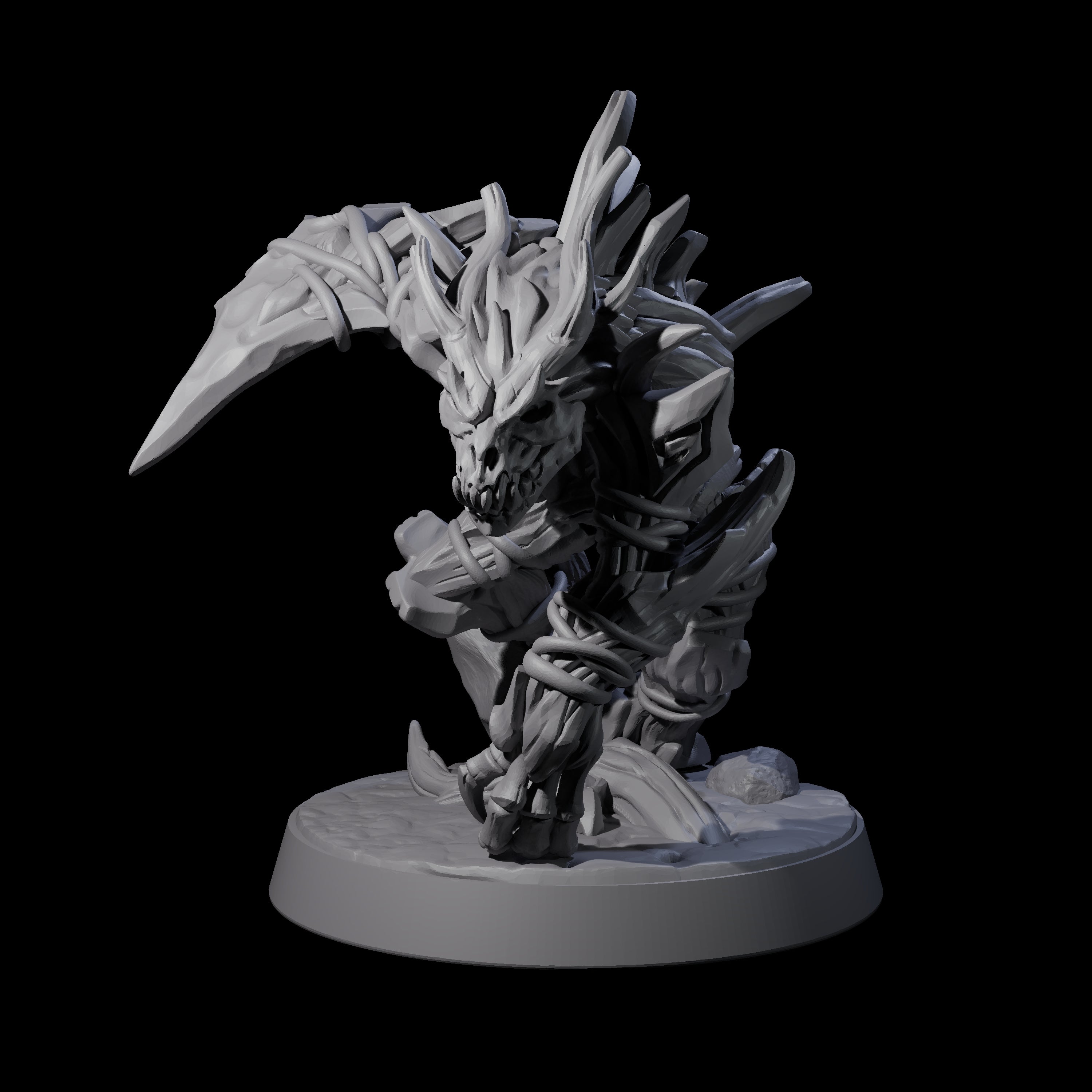 Corrupted Wood Woad B Miniature for Dungeons and Dragons, Pathfinder or other TTRPGs