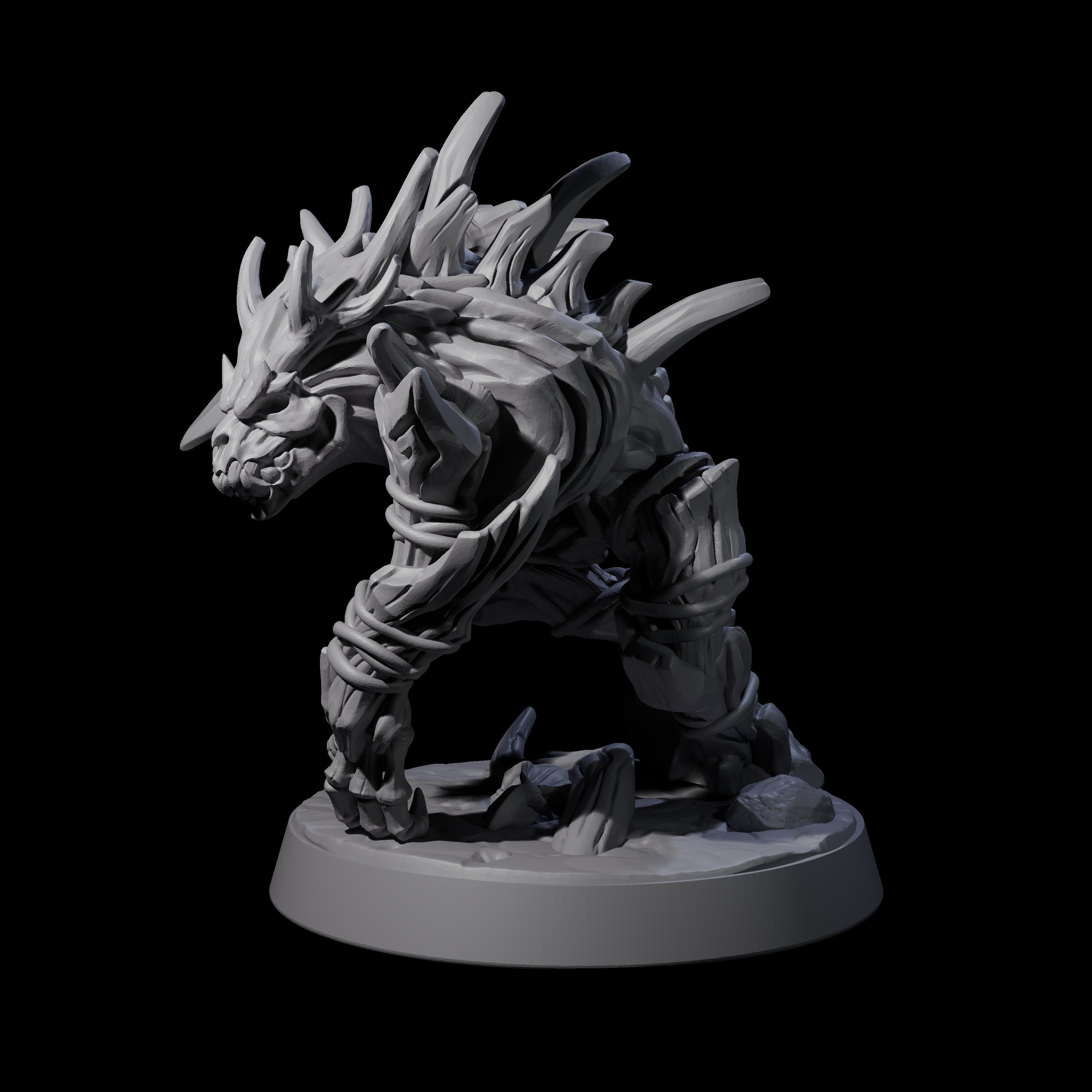 Corrupted Wood Woad B Miniature for Dungeons and Dragons, Pathfinder or other TTRPGs