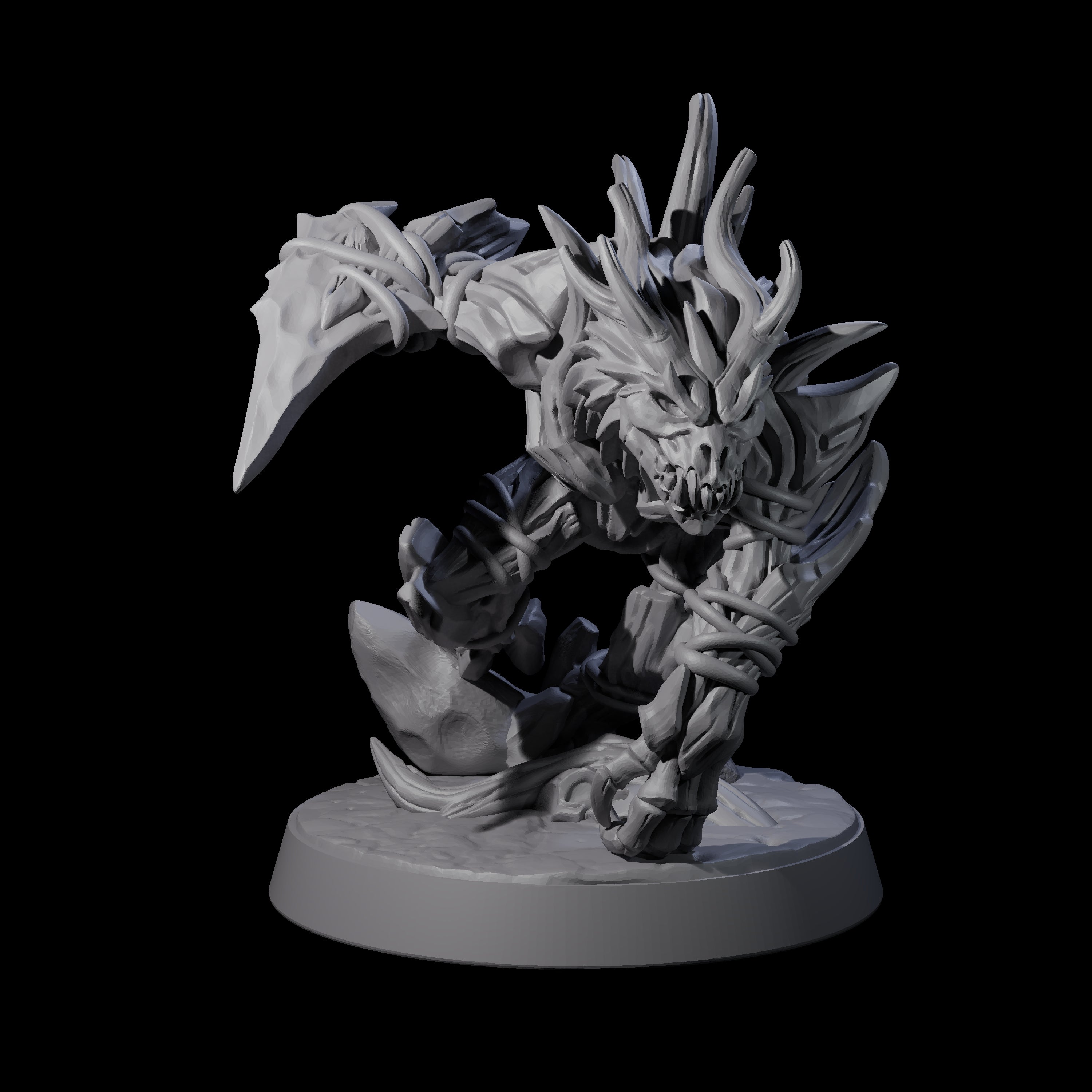 Corrupted Wood Woad B Miniature for Dungeons and Dragons, Pathfinder or other TTRPGs