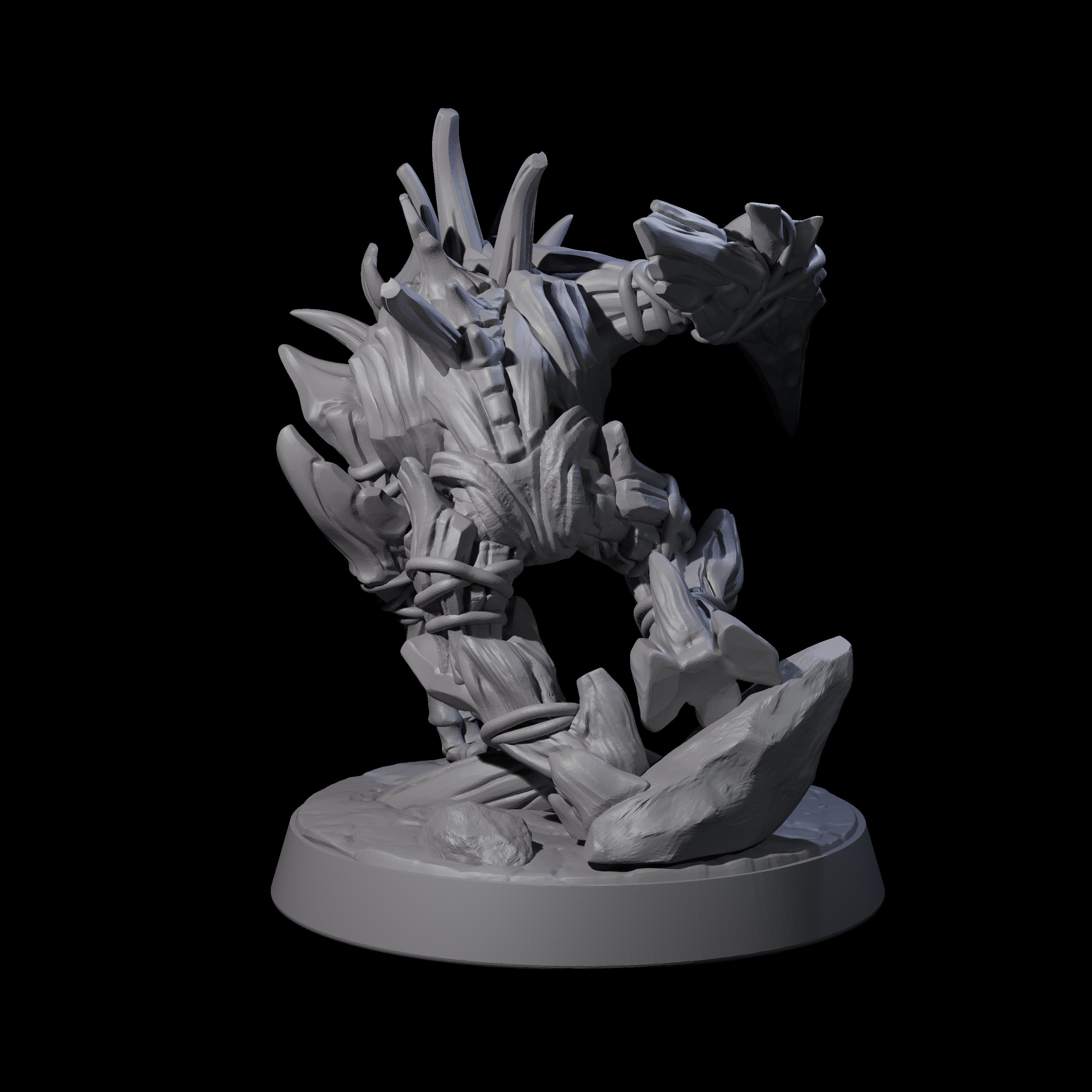 Corrupted Wood Woad B Miniature for Dungeons and Dragons, Pathfinder or other TTRPGs