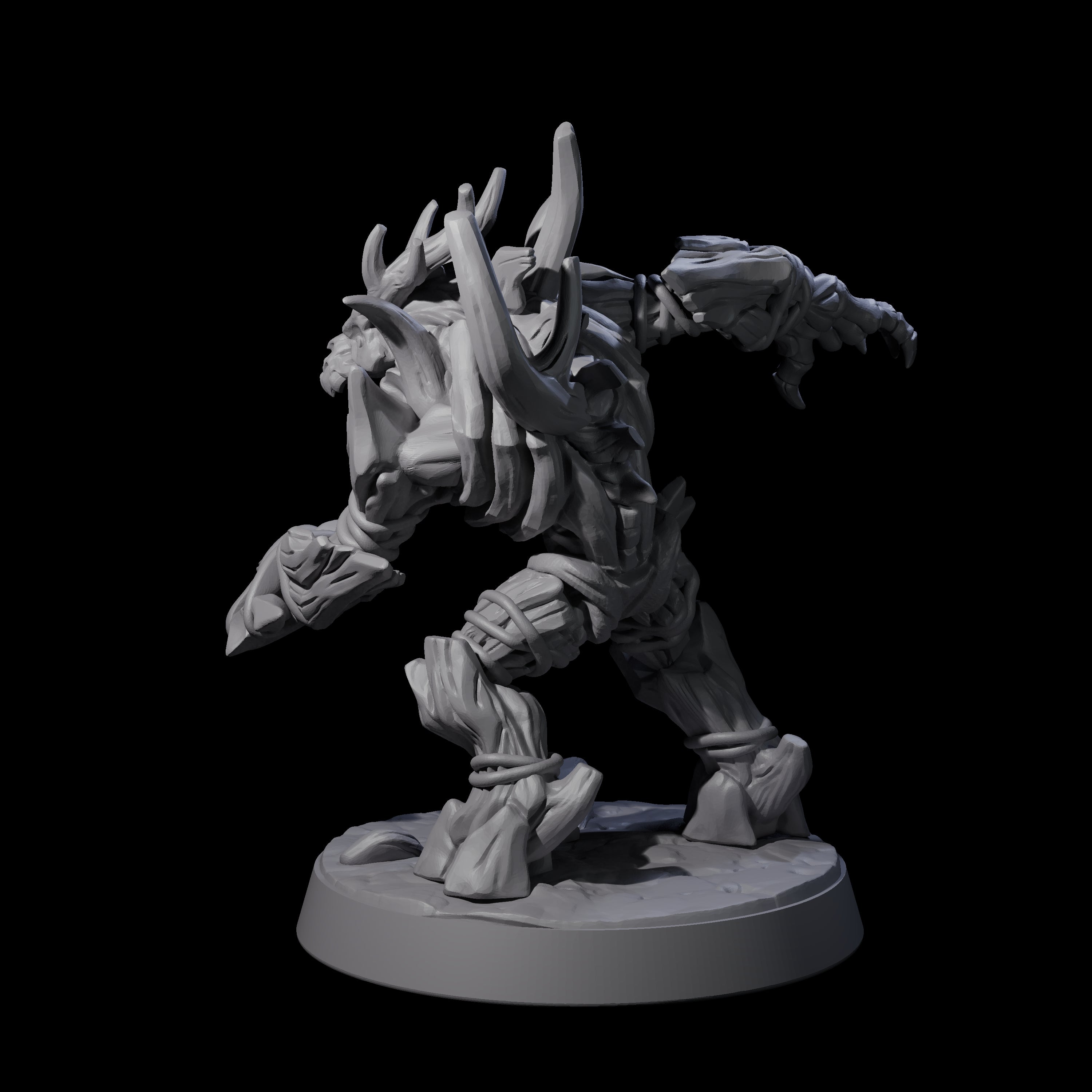 Corrupted Wood Woad C Miniature for Dungeons and Dragons, Pathfinder or other TTRPGs