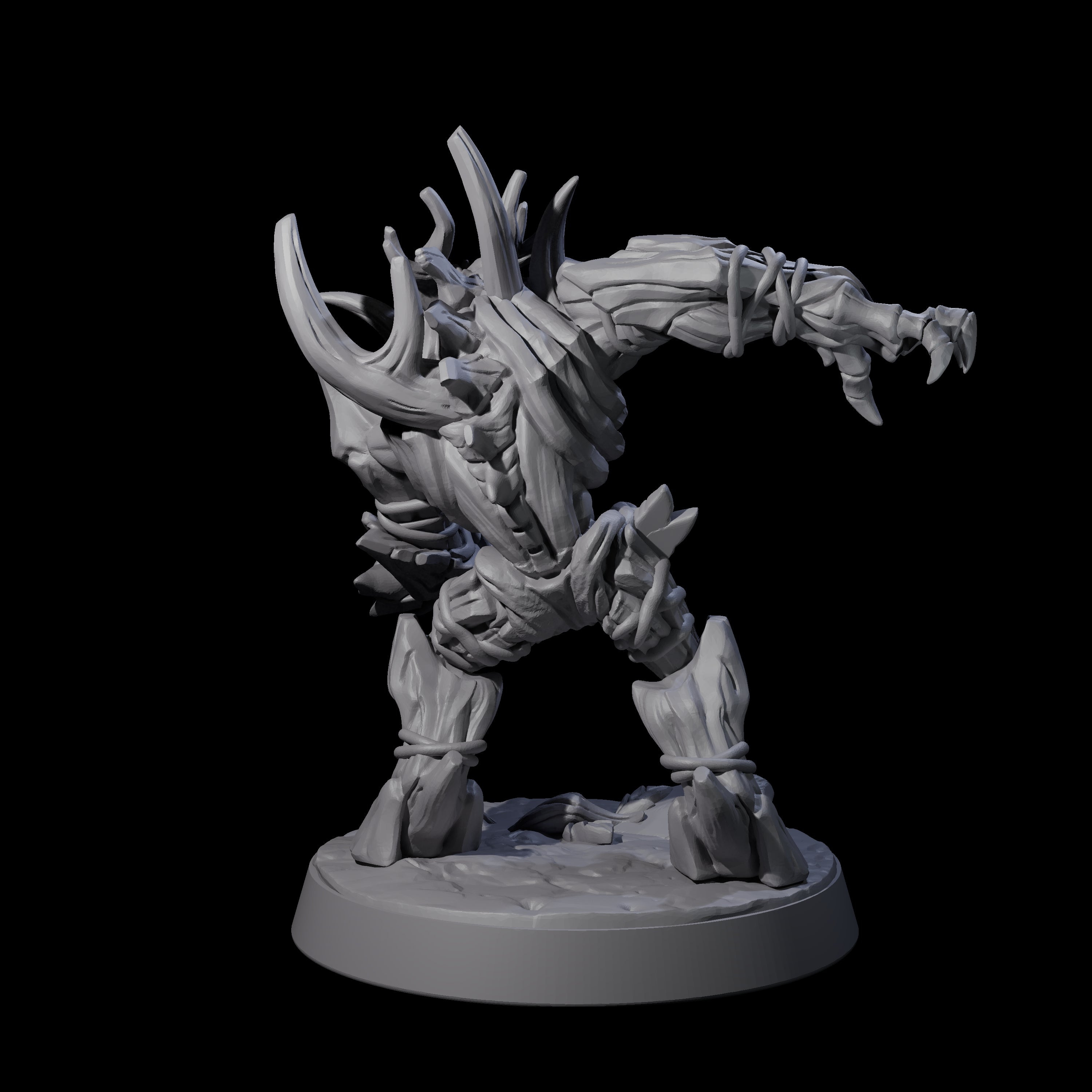 Corrupted Wood Woad C Miniature for Dungeons and Dragons, Pathfinder or other TTRPGs