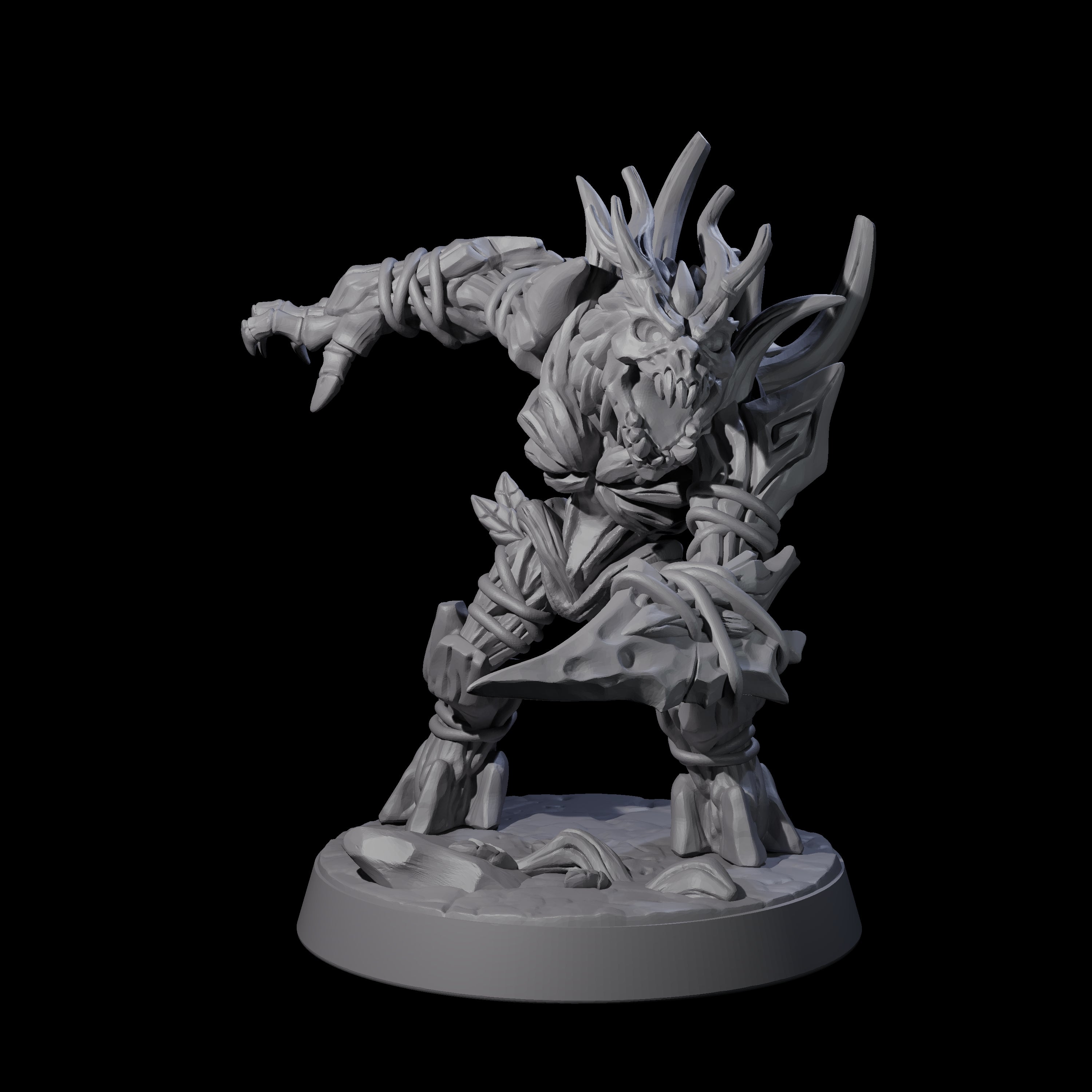 Corrupted Wood Woad C Miniature for Dungeons and Dragons, Pathfinder or other TTRPGs