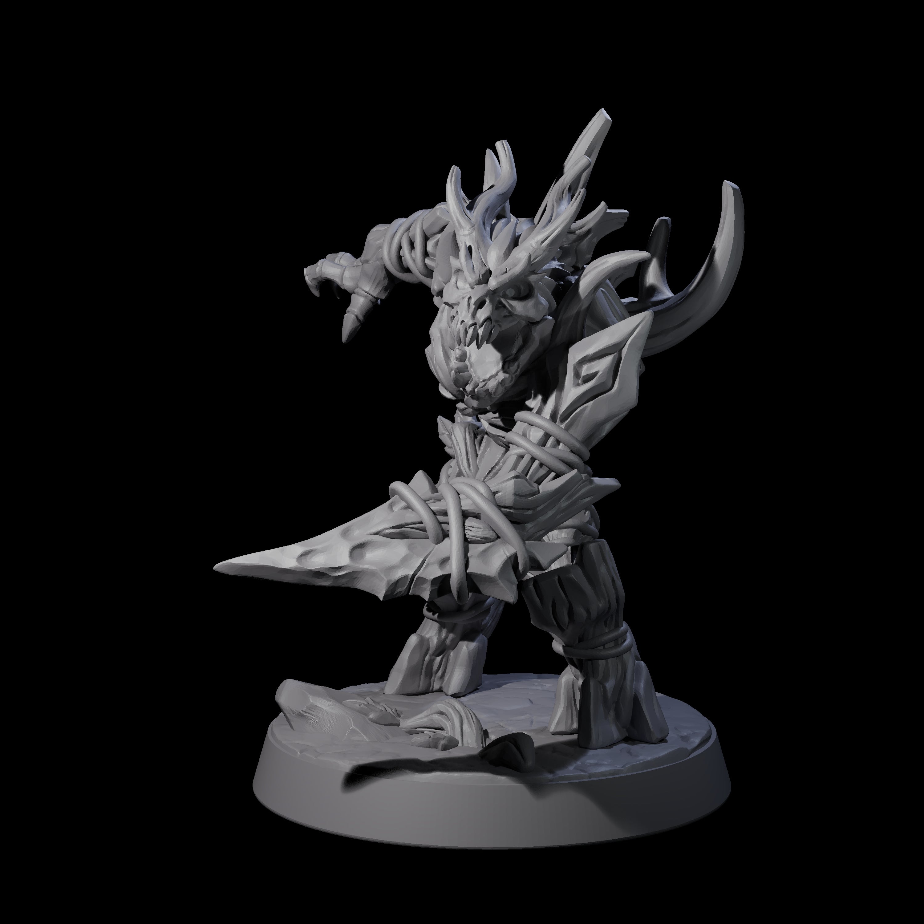 Corrupted Wood Woad C Miniature for Dungeons and Dragons, Pathfinder or other TTRPGs