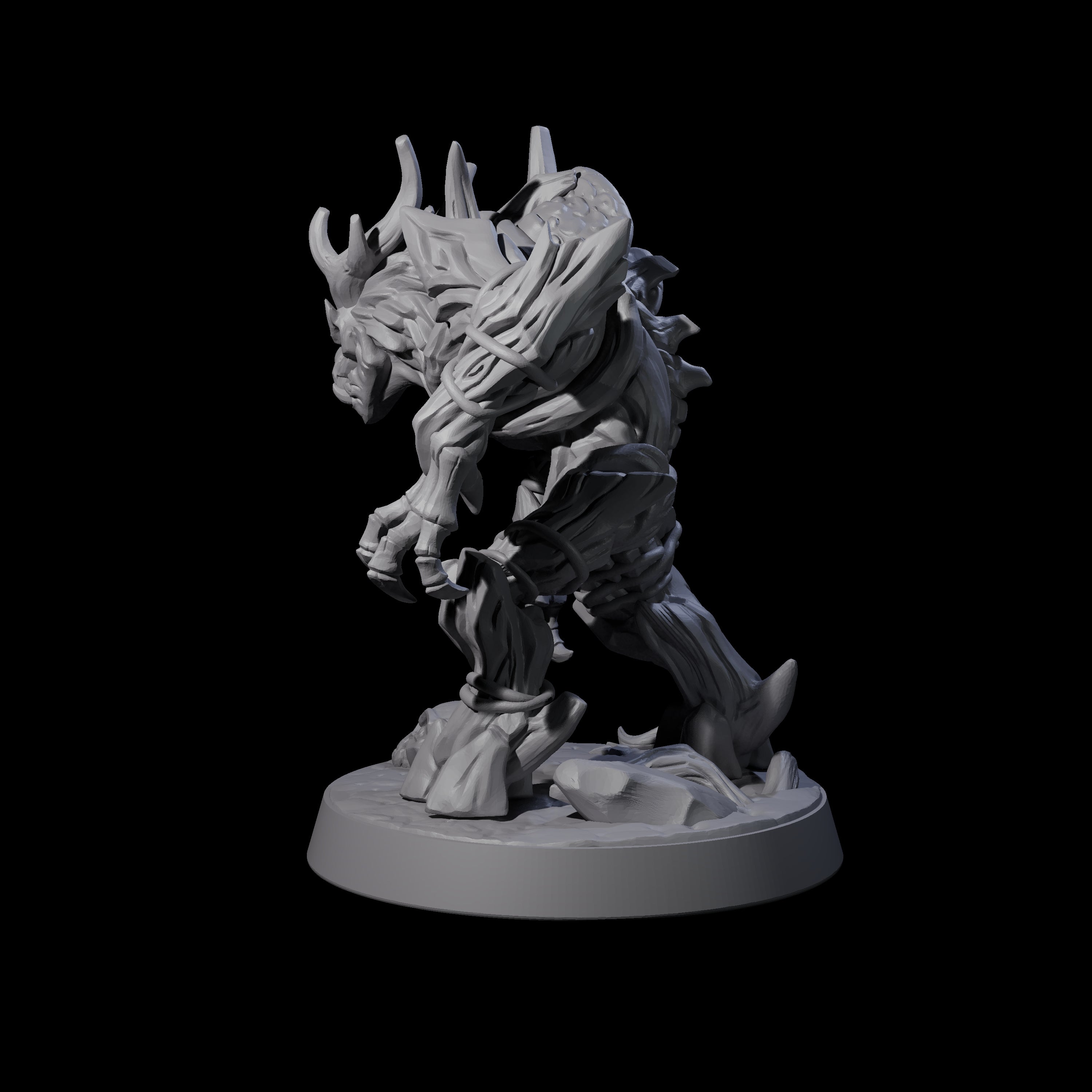 Corrupted Wood Woad D Miniature for Dungeons and Dragons, Pathfinder or other TTRPGs
