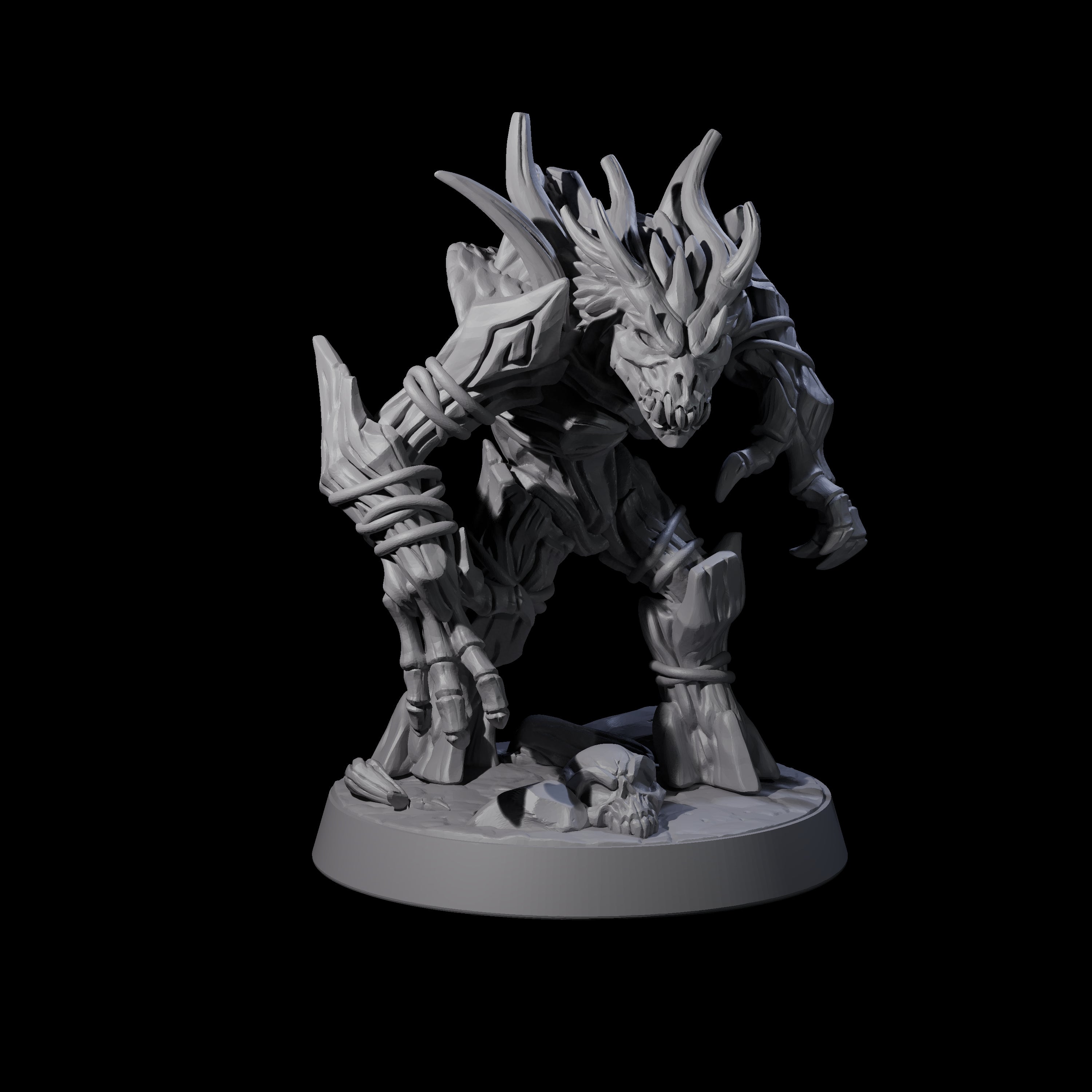 Corrupted Wood Woad D Miniature for Dungeons and Dragons, Pathfinder or other TTRPGs
