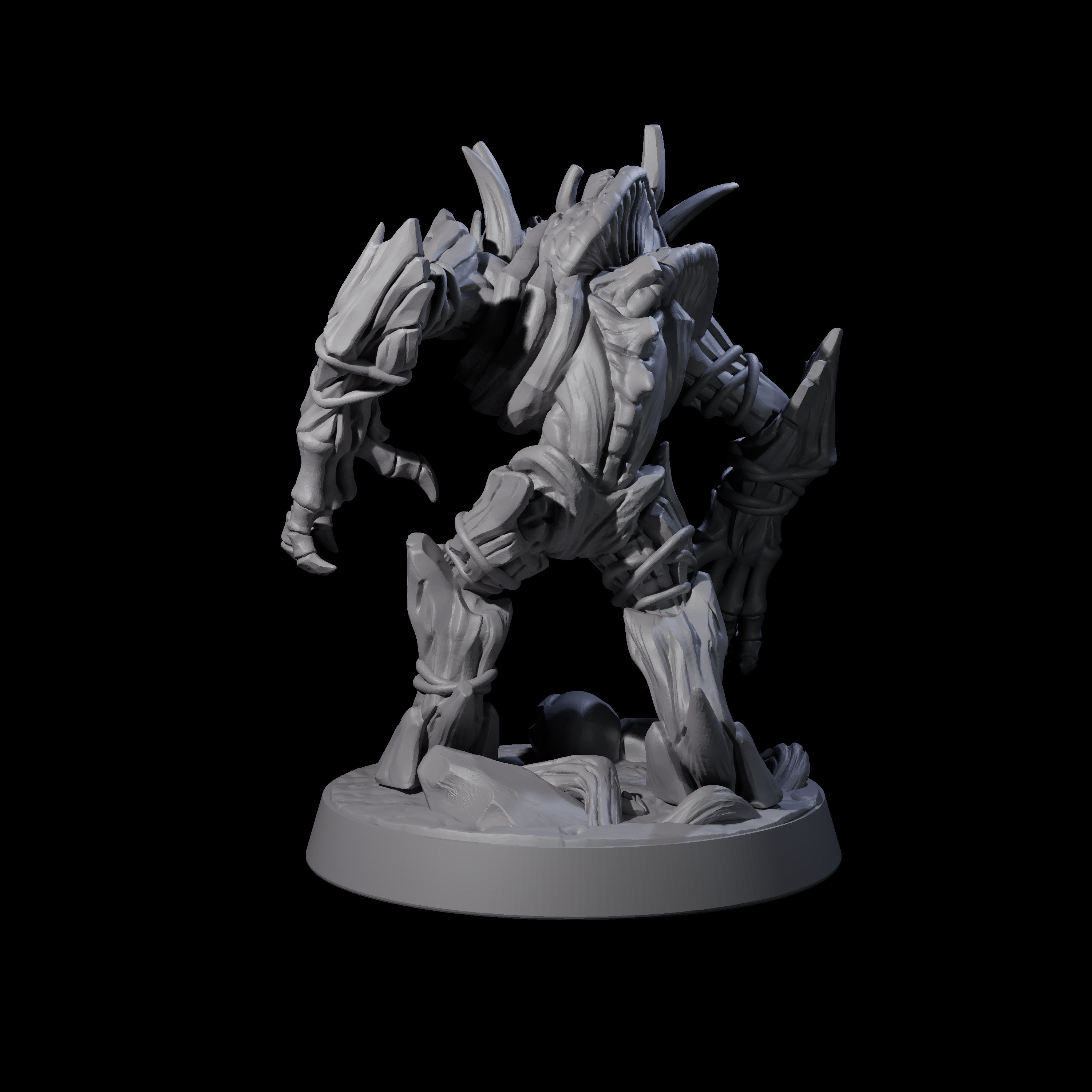 Corrupted Wood Woad D Miniature for Dungeons and Dragons, Pathfinder or other TTRPGs