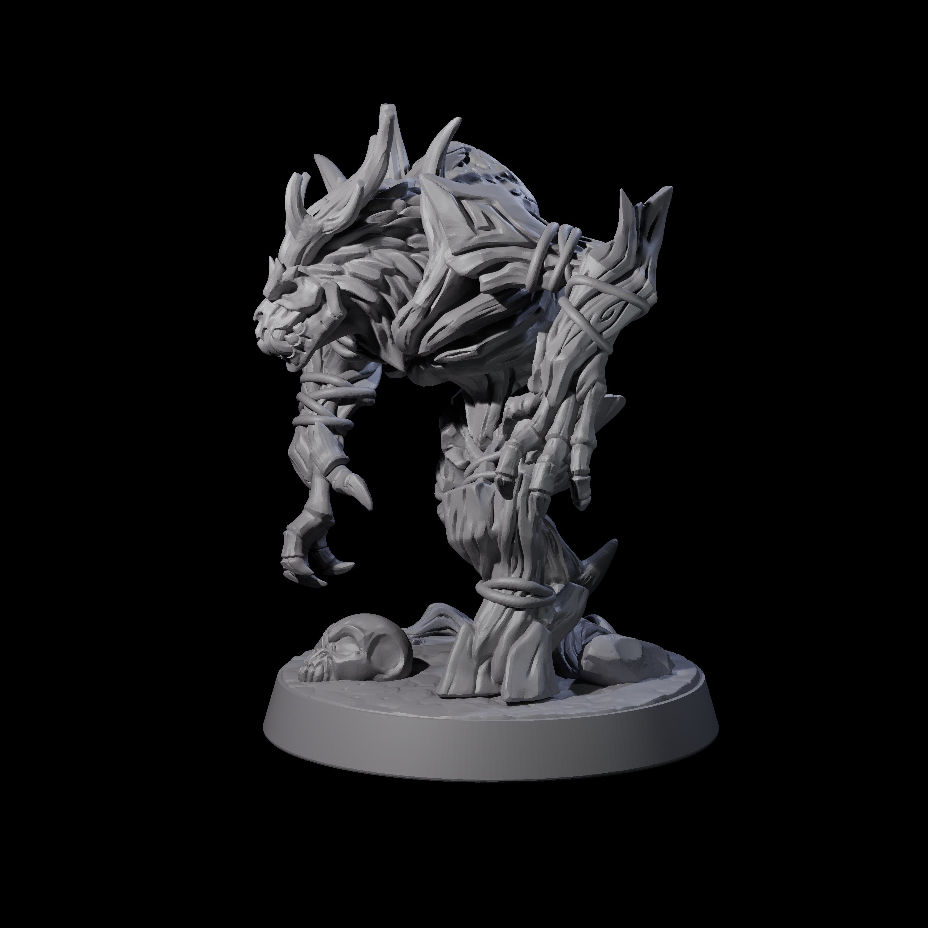 Corrupted Wood Woad D Miniature for Dungeons and Dragons, Pathfinder or other TTRPGs