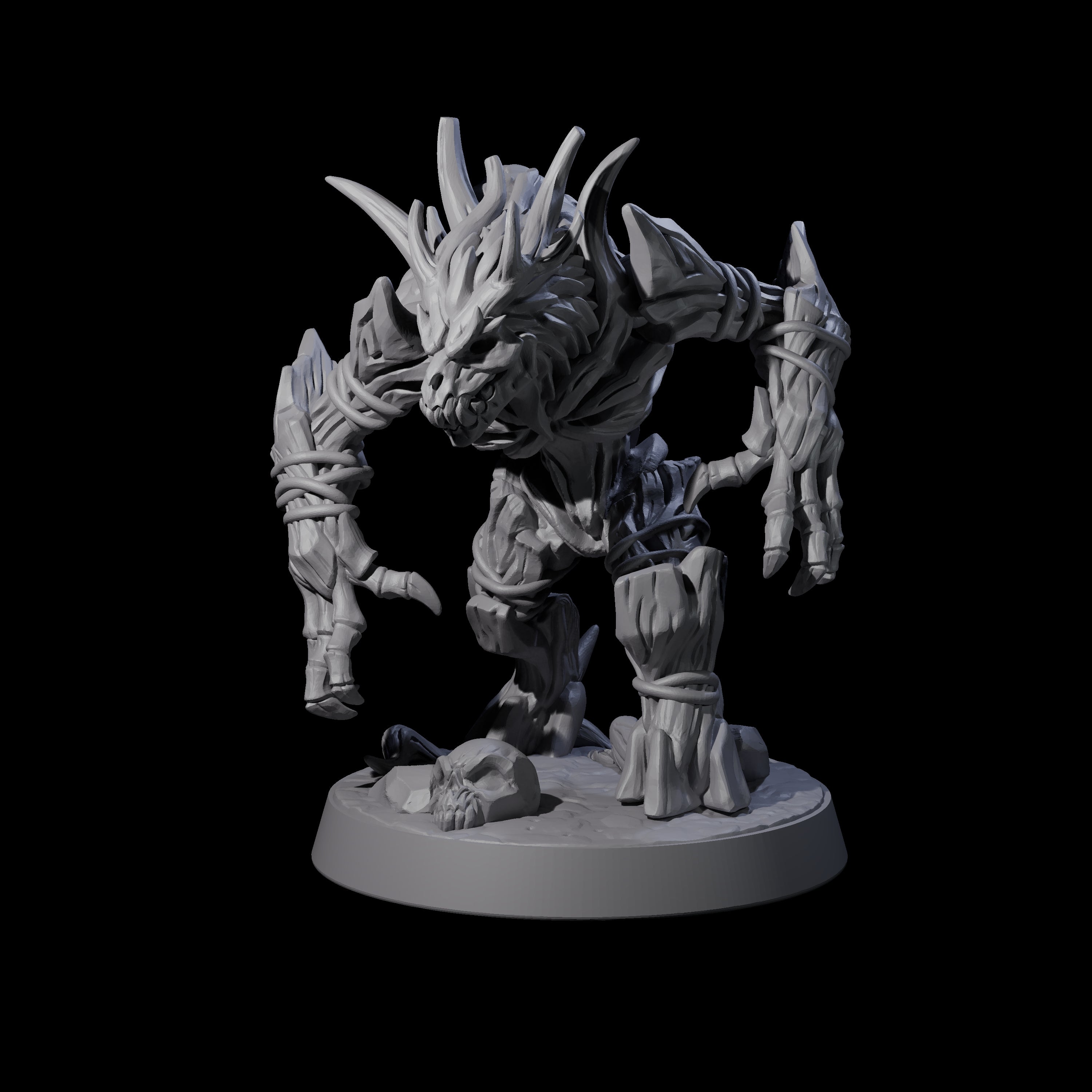 Corrupted Wood Woad D Miniature for Dungeons and Dragons, Pathfinder or other TTRPGs