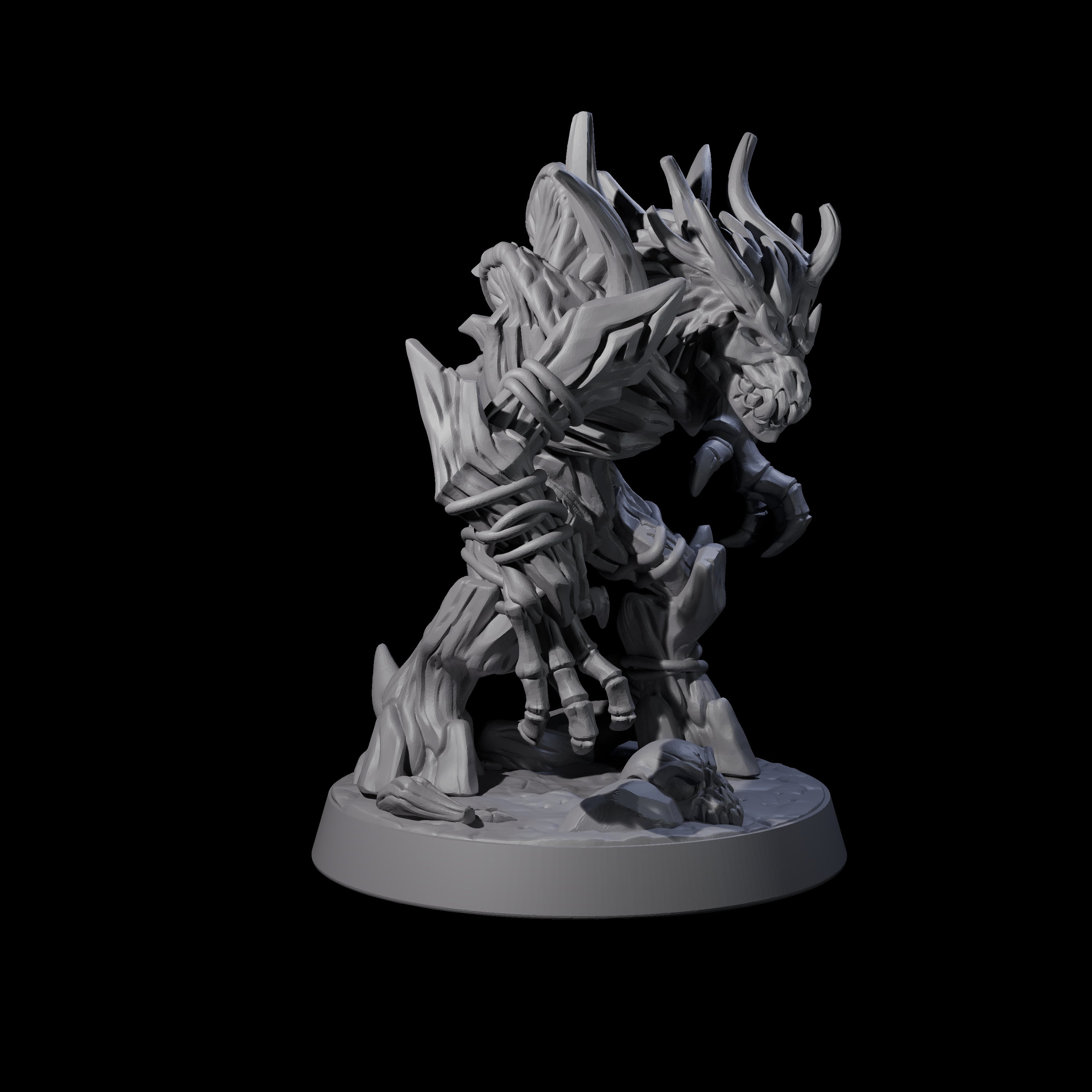 Corrupted Wood Woad D Miniature for Dungeons and Dragons, Pathfinder or other TTRPGs