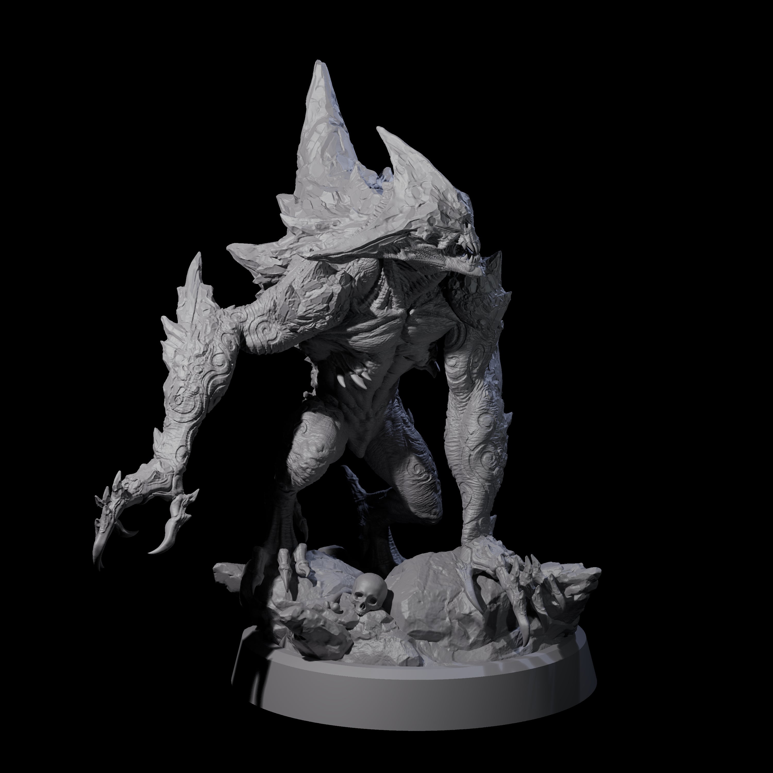 Cracked Destrachan Horror A Miniature for Dungeons and Dragons, Pathfinder or other TTRPGs
