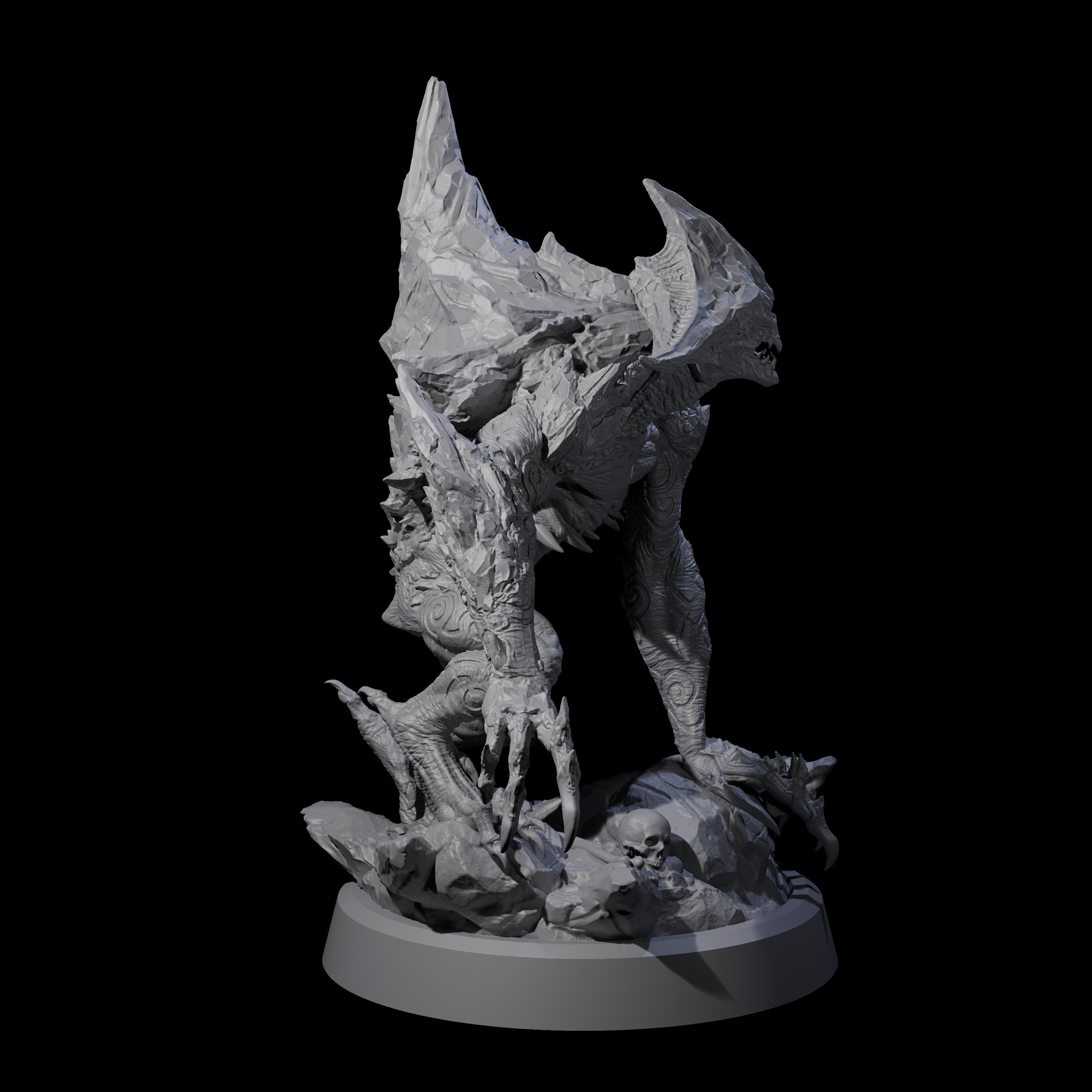 Cracked Destrachan Horror A Miniature for Dungeons and Dragons, Pathfinder or other TTRPGs
