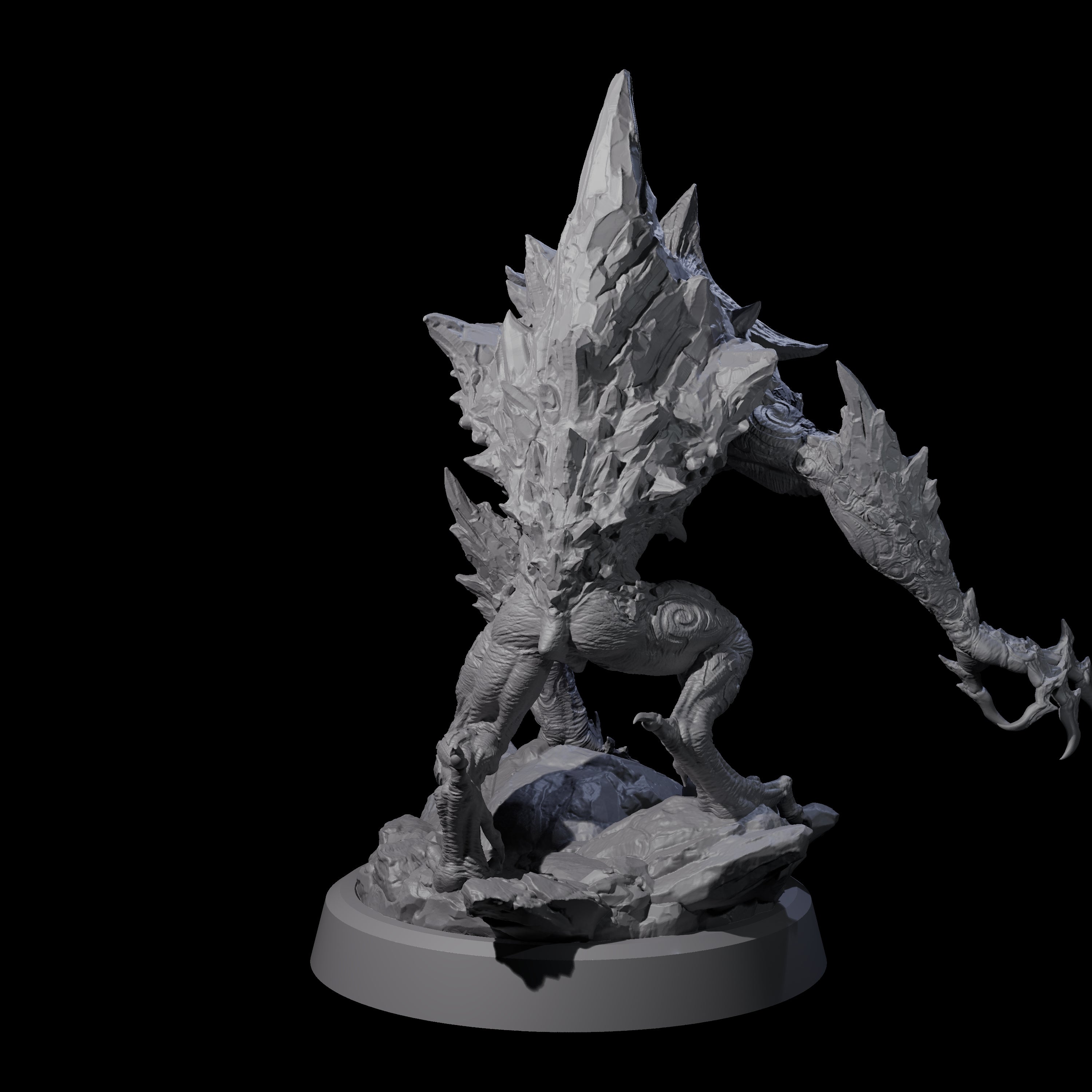 Cracked Destrachan Horror A Miniature for Dungeons and Dragons, Pathfinder or other TTRPGs