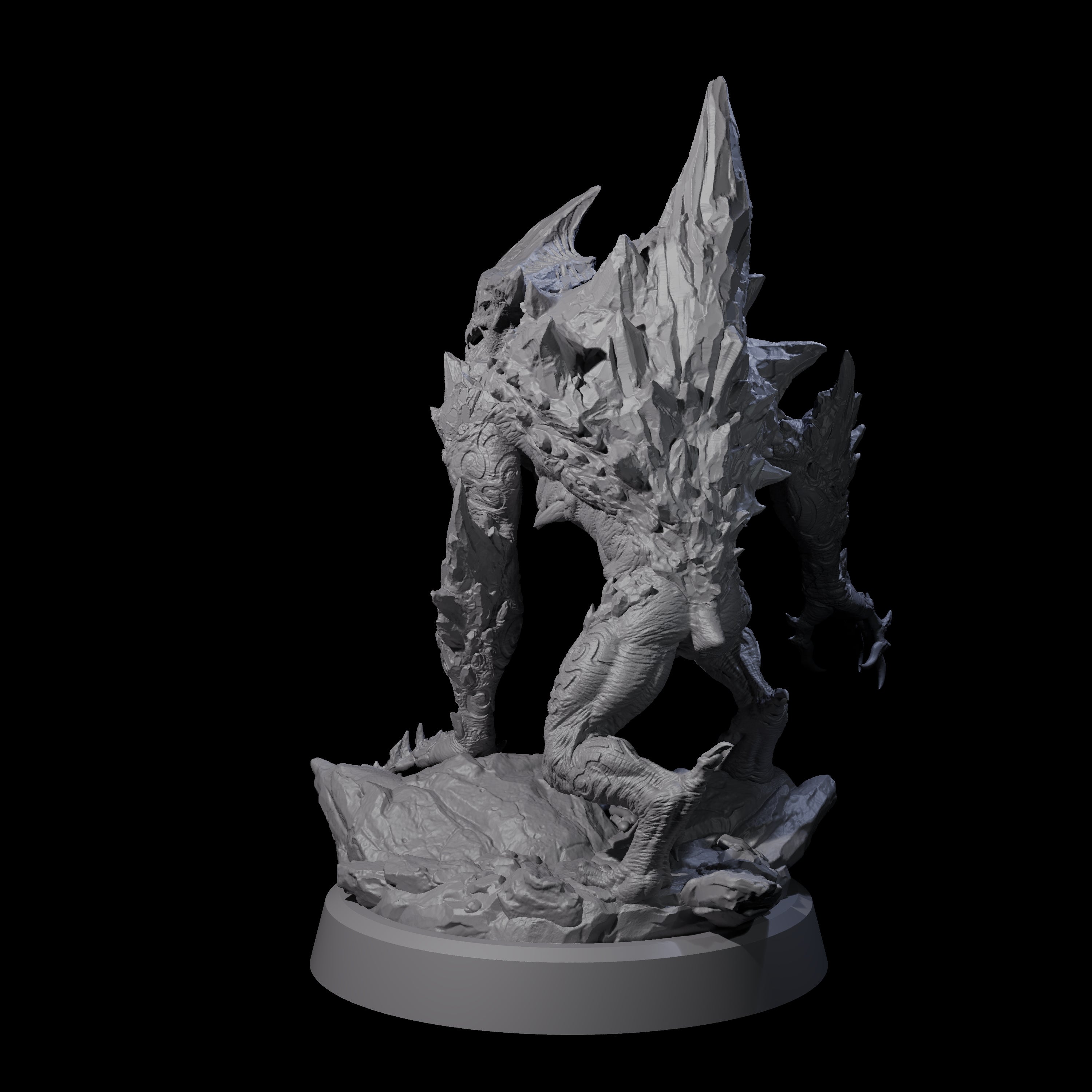 Cracked Destrachan Horror A Miniature for Dungeons and Dragons, Pathfinder or other TTRPGs