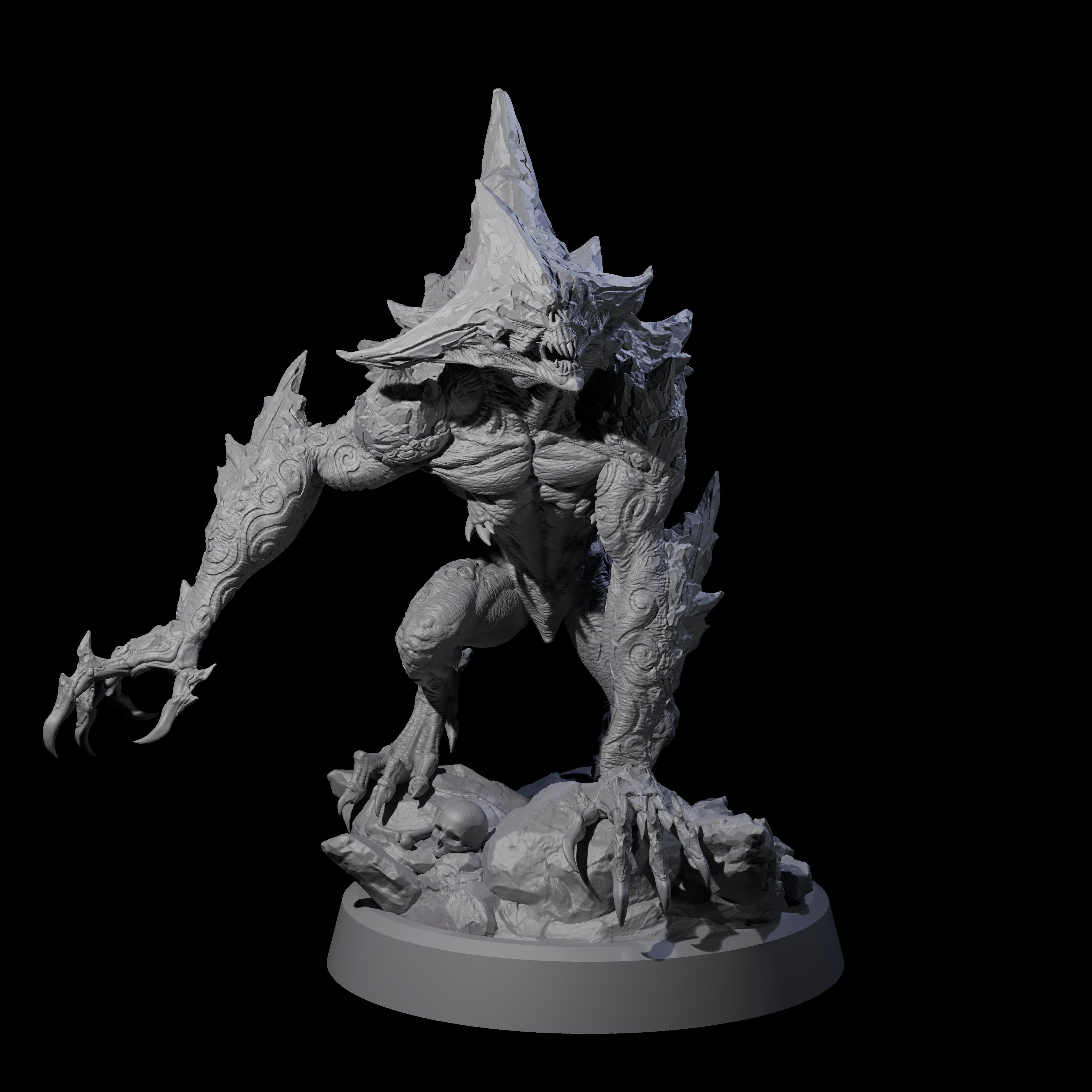 Cracked Destrachan Horror A Miniature for Dungeons and Dragons, Pathfinder or other TTRPGs