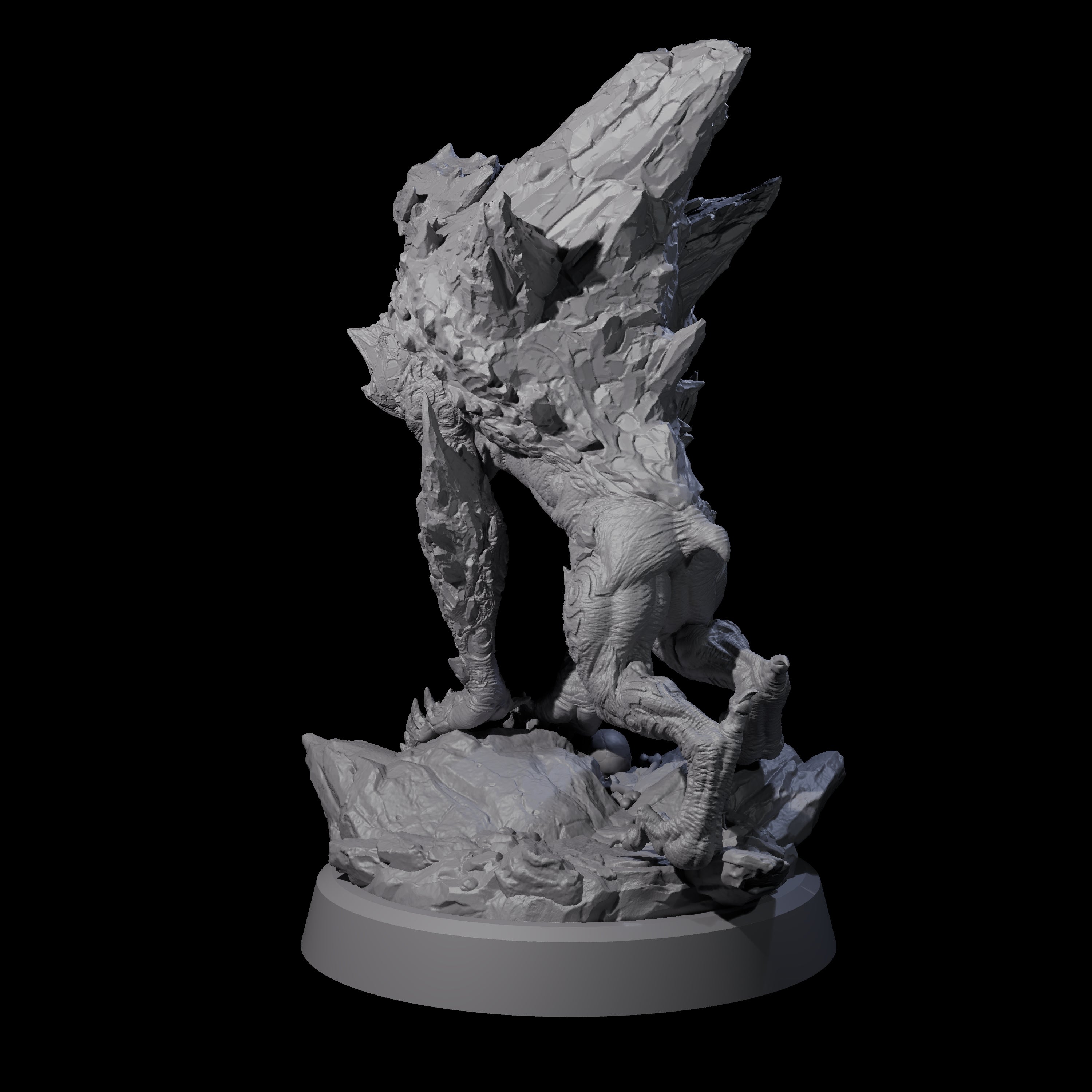 Cracked Destrachan Horror B Miniature for Dungeons and Dragons, Pathfinder or other TTRPGs