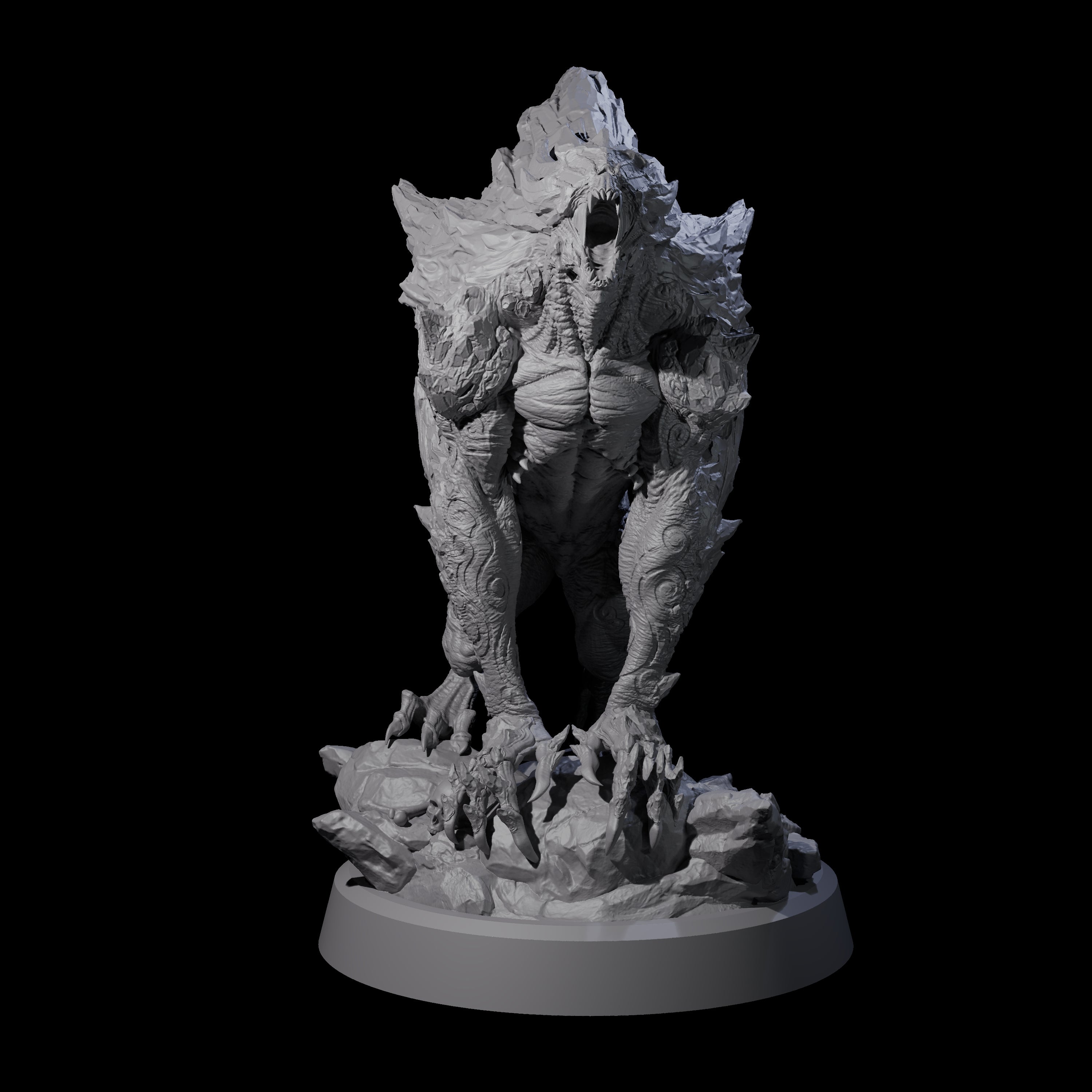 Cracked Destrachan Horror B Miniature for Dungeons and Dragons, Pathfinder or other TTRPGs