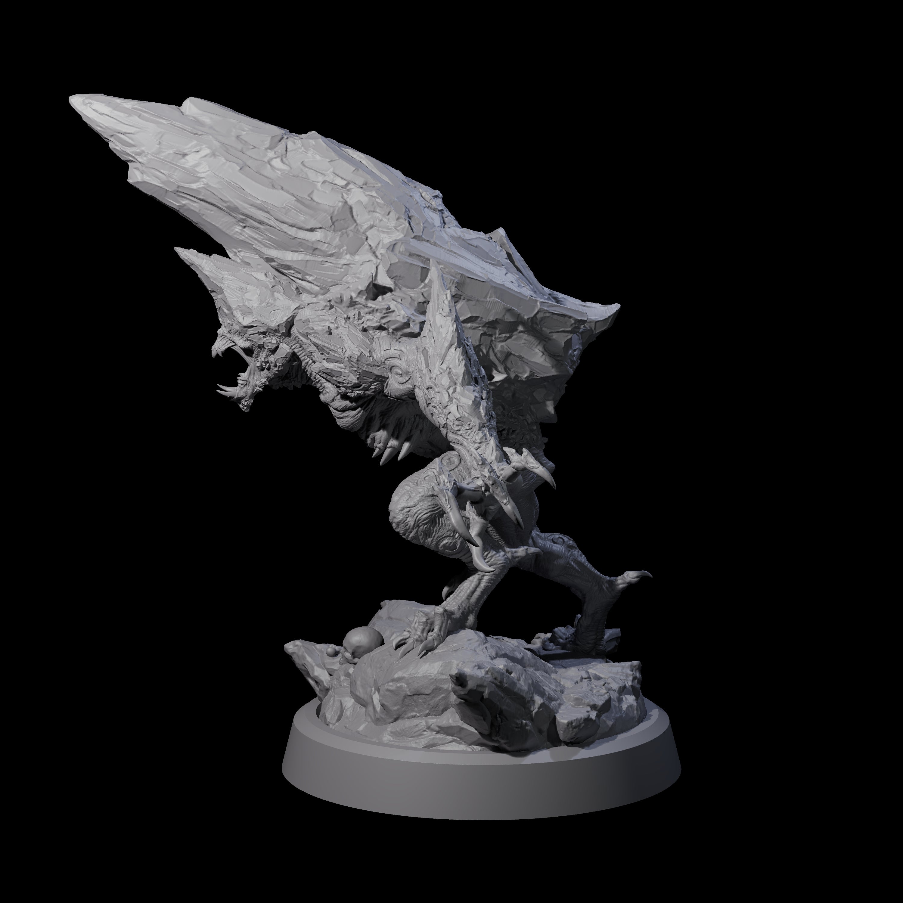 Cracked Destrachan Horror D Miniature for Dungeons and Dragons, Pathfinder or other TTRPGs
