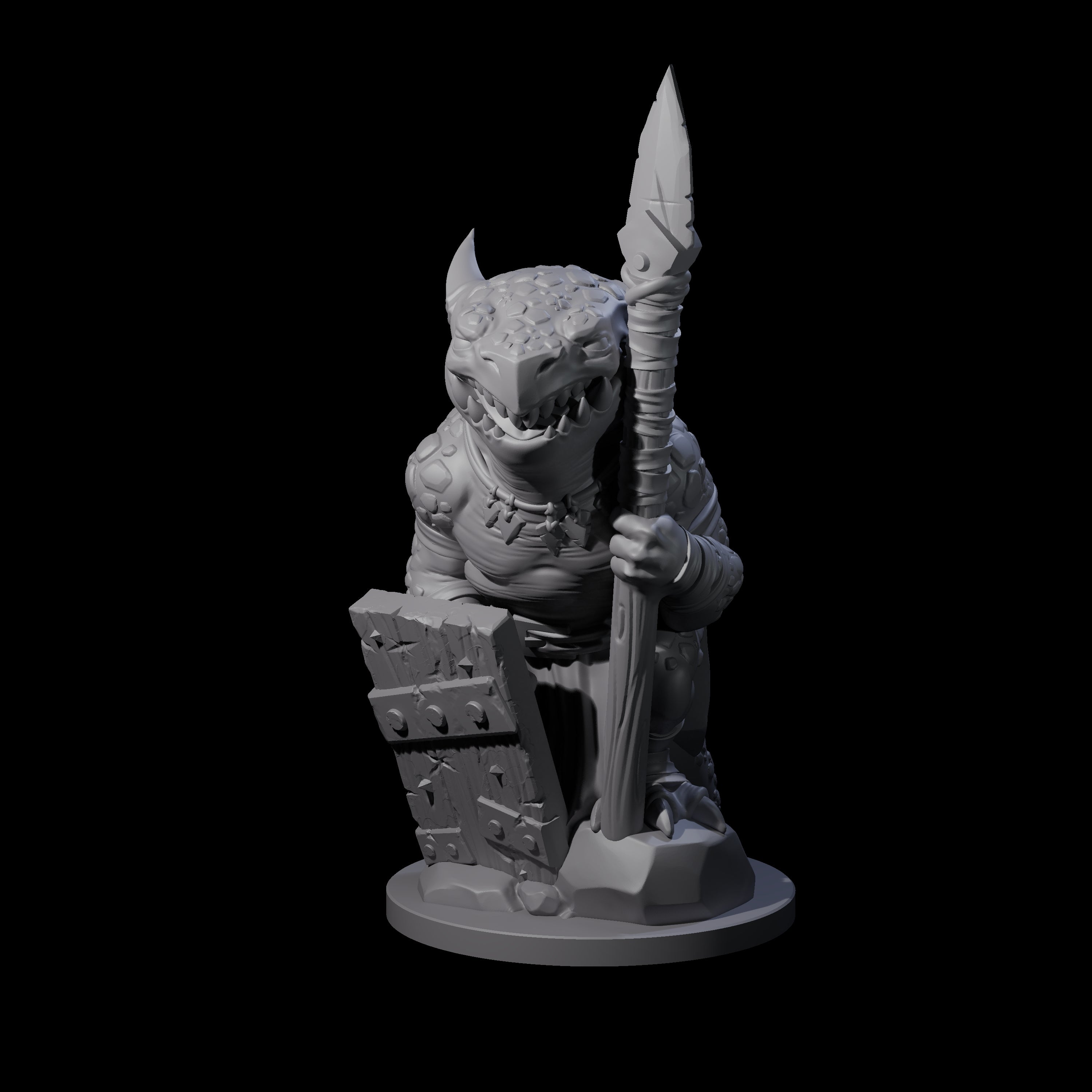 Cranky Kobold Warrior A Miniature for Dungeons and Dragons, Pathfinder or other TTRPGs
