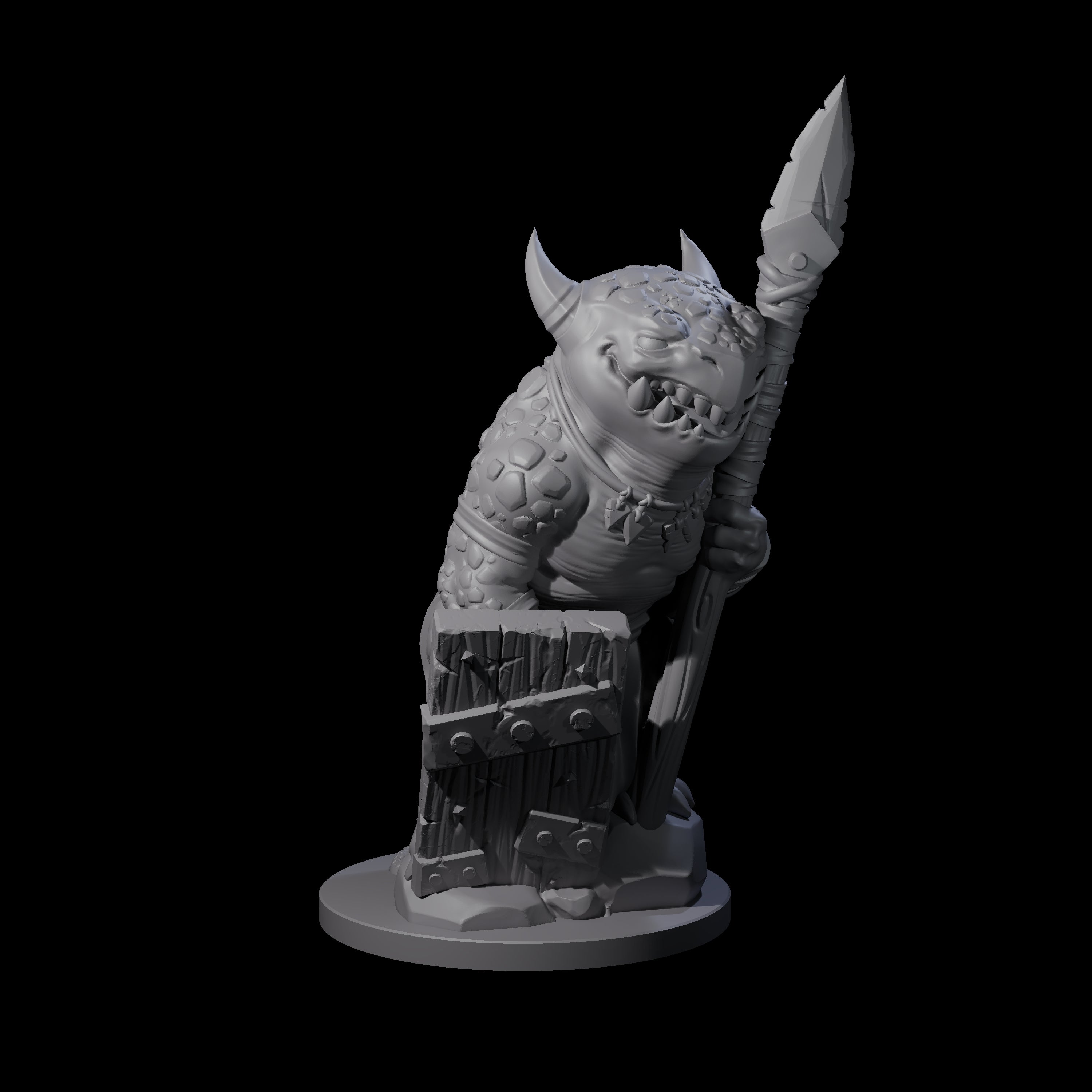 Cranky Kobold Warrior A Miniature for Dungeons and Dragons, Pathfinder or other TTRPGs
