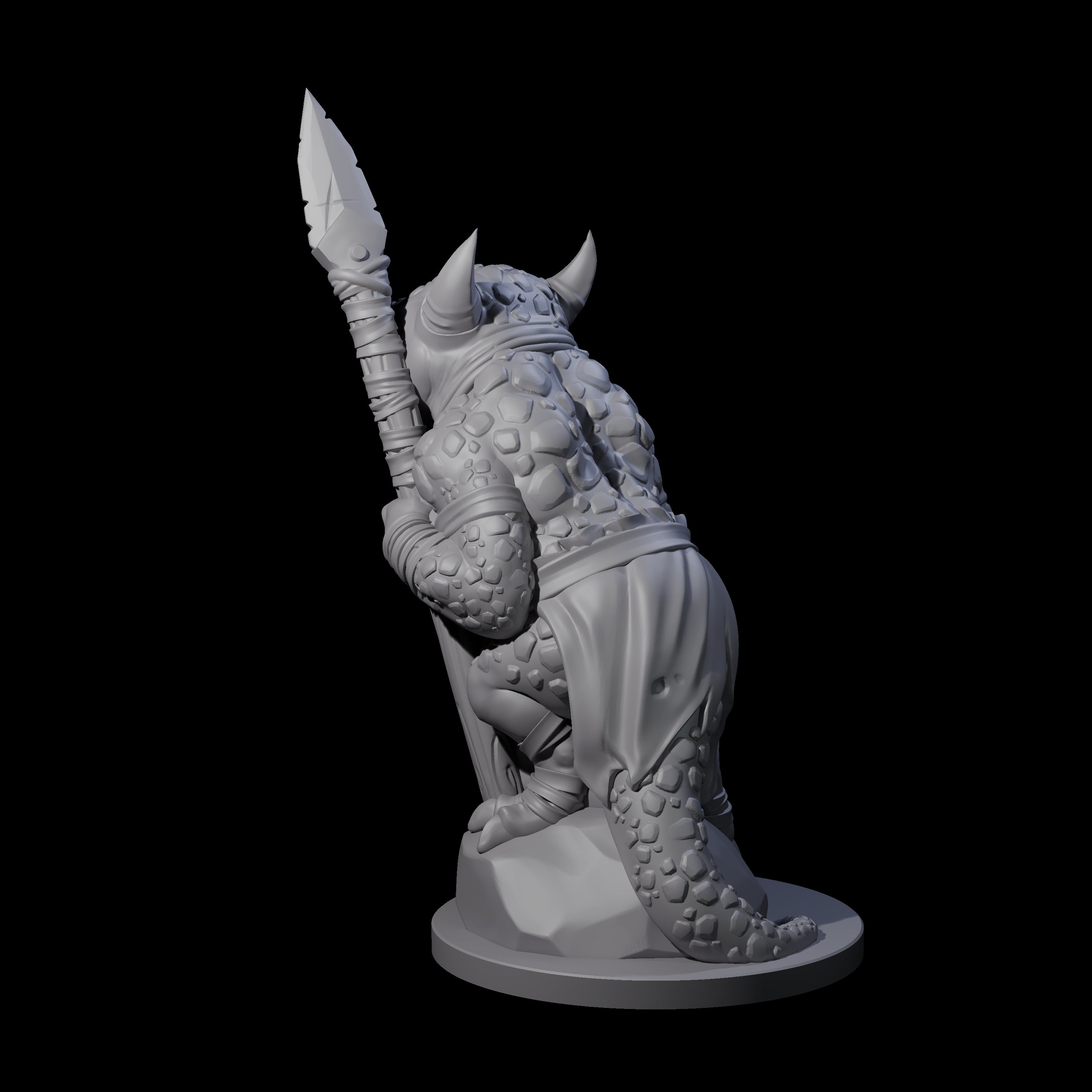 Cranky Kobold Warrior A Miniature for Dungeons and Dragons, Pathfinder or other TTRPGs