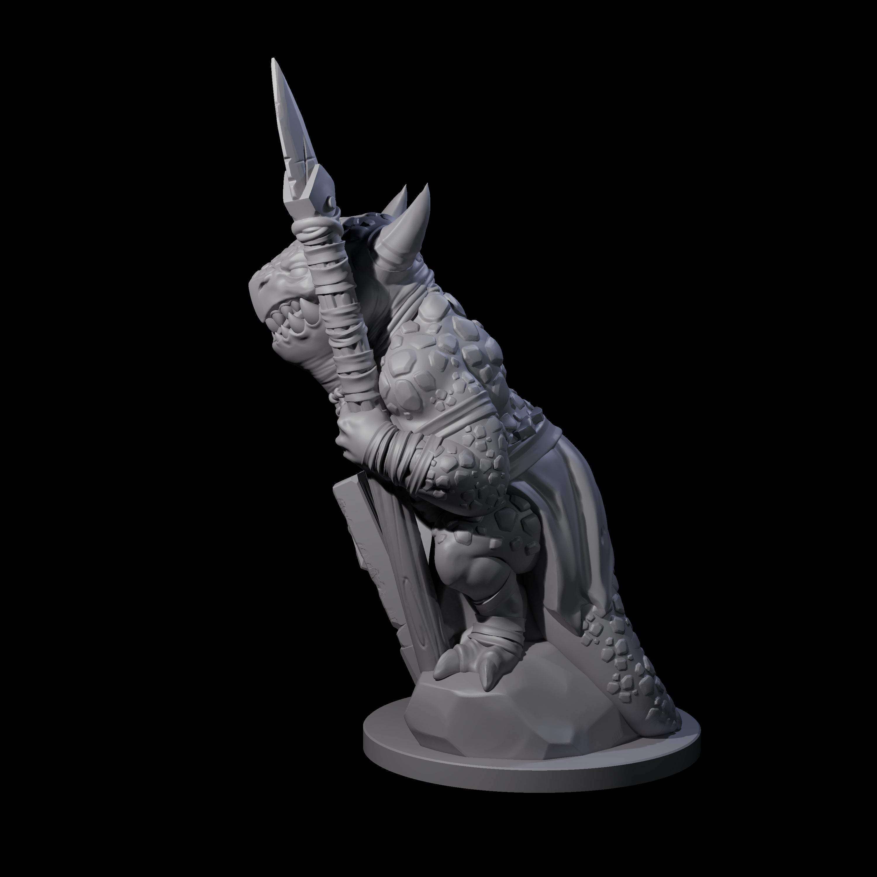 Cranky Kobold Warrior A Miniature for Dungeons and Dragons, Pathfinder or other TTRPGs