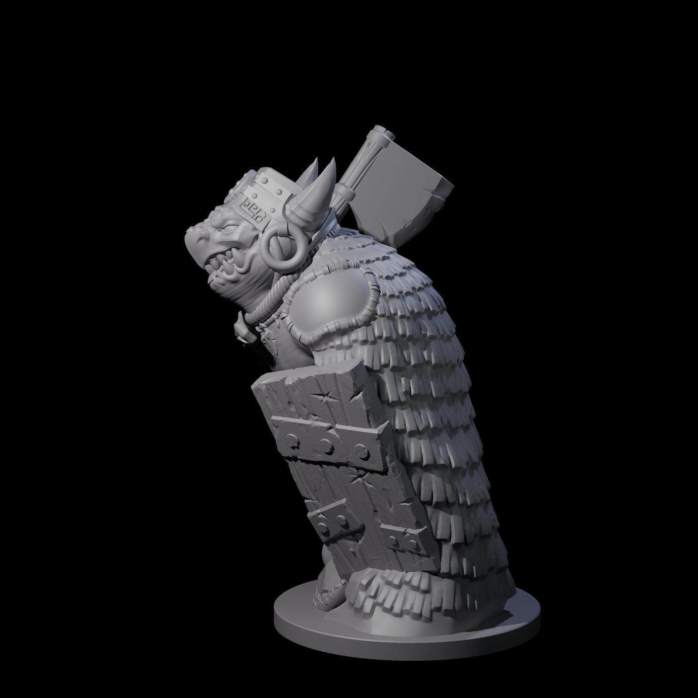 Cranky Kobold Warrior B Miniature for Dungeons and Dragons, Pathfinder or other TTRPGs