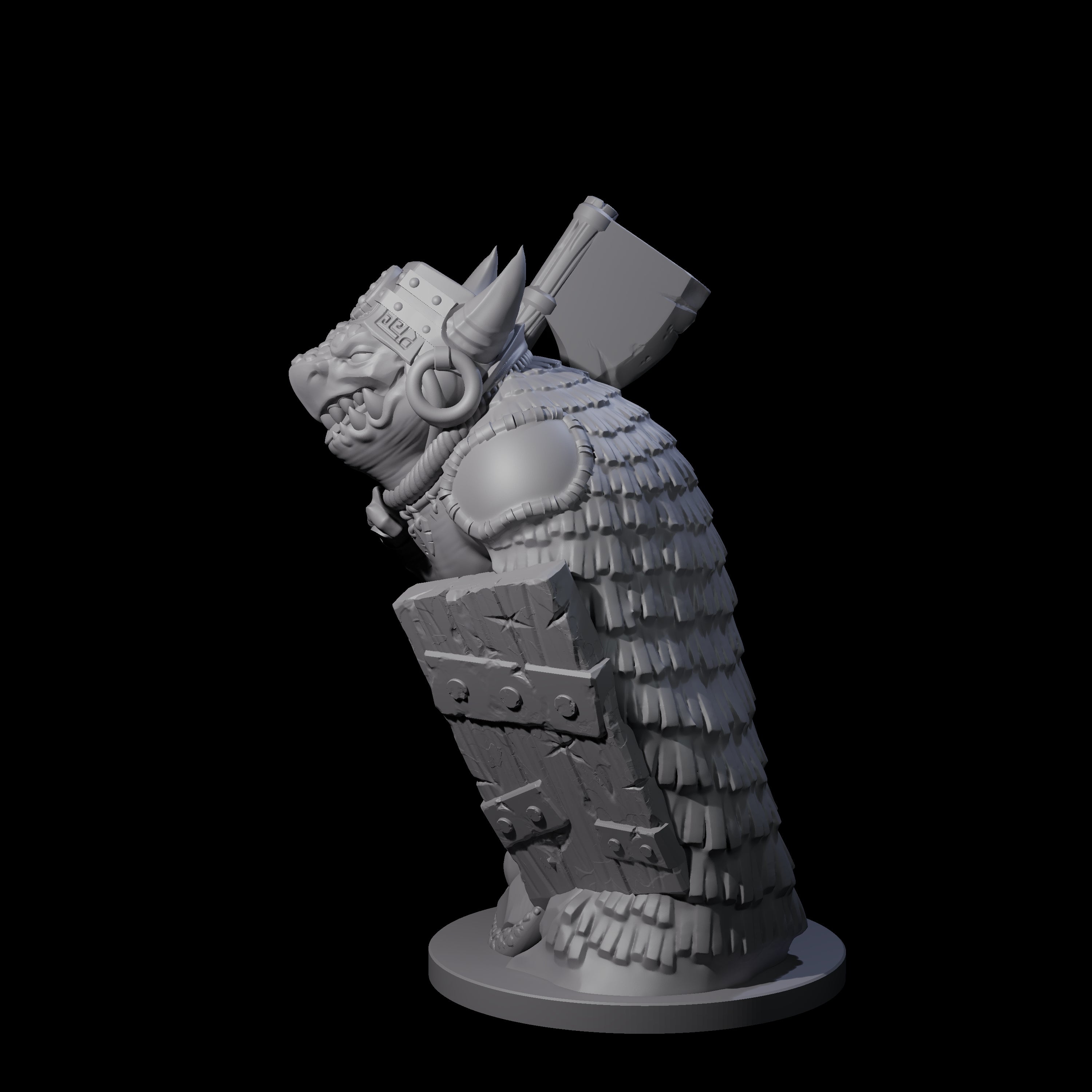 Cranky Kobold Warrior B Miniature for Dungeons and Dragons, Pathfinder or other TTRPGs