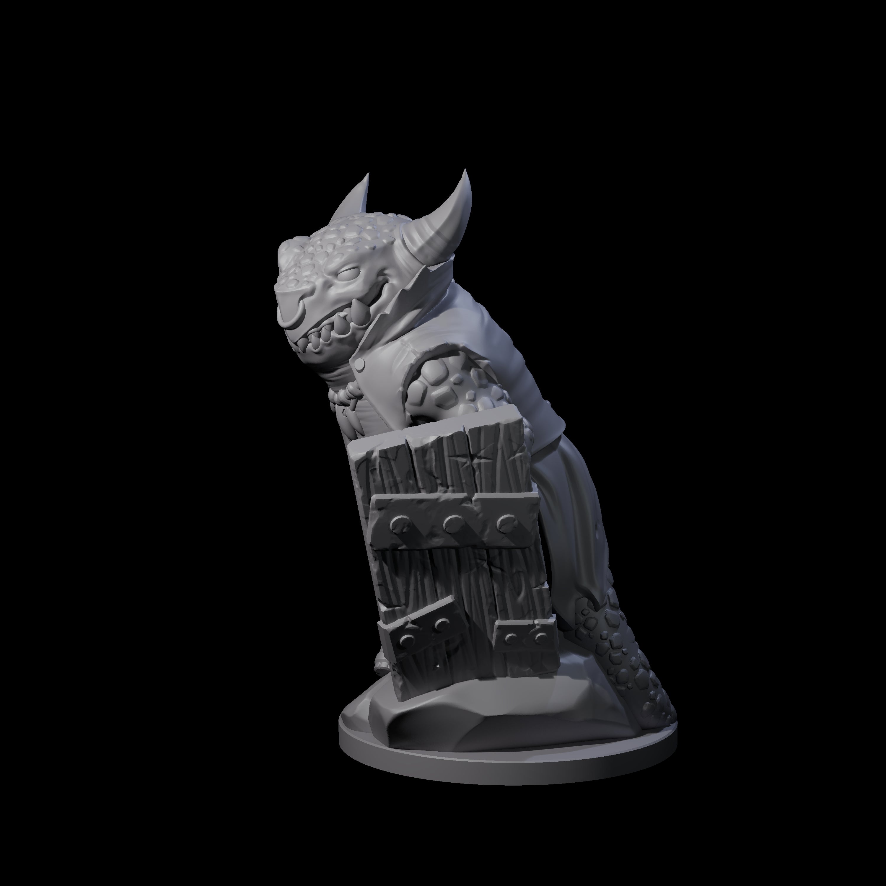 Cranky Kobold Warrior C Miniature for Dungeons and Dragons, Pathfinder or other TTRPGs