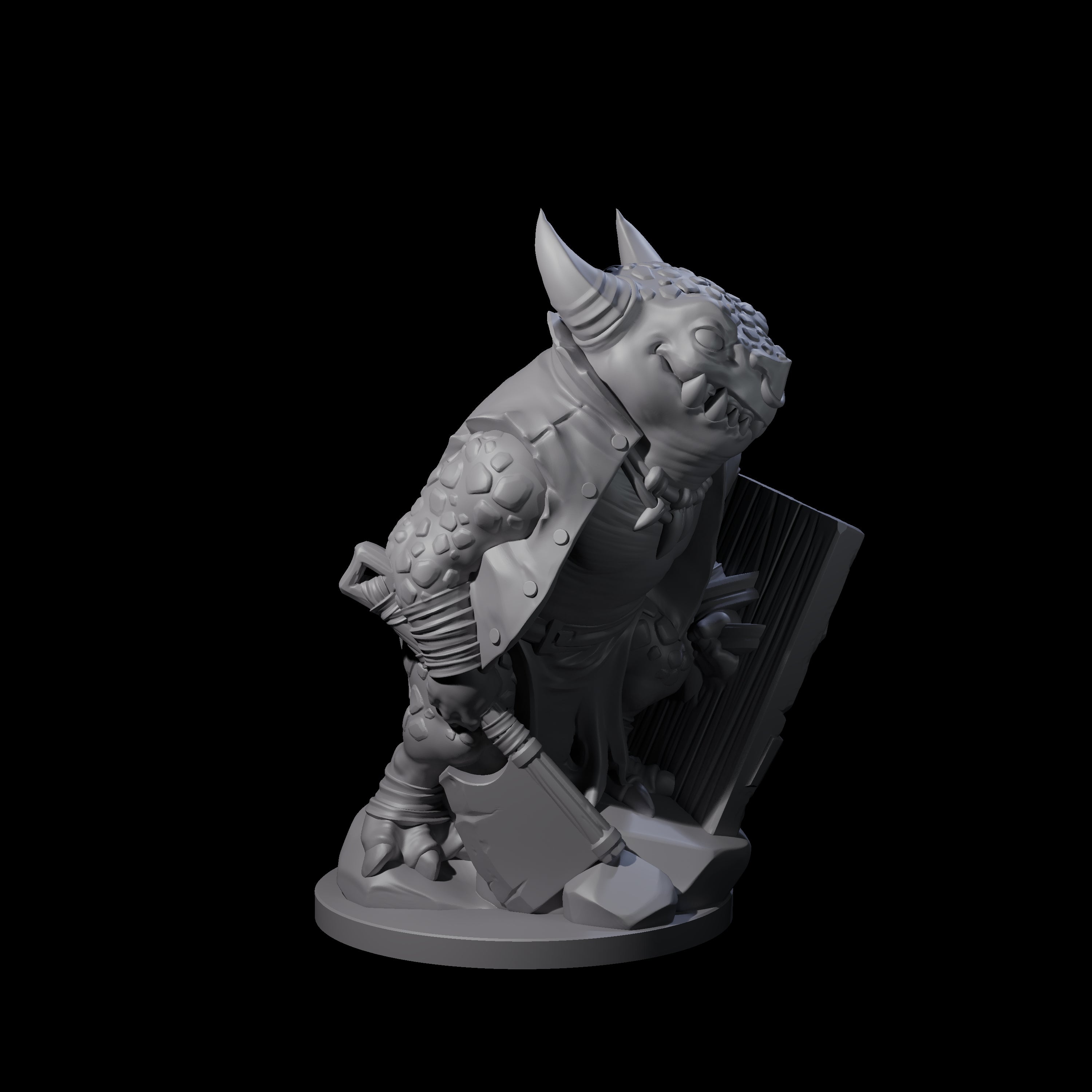 Cranky Kobold Warriors Miniature for Dungeons and Dragons, Pathfinder or other TTRPGs