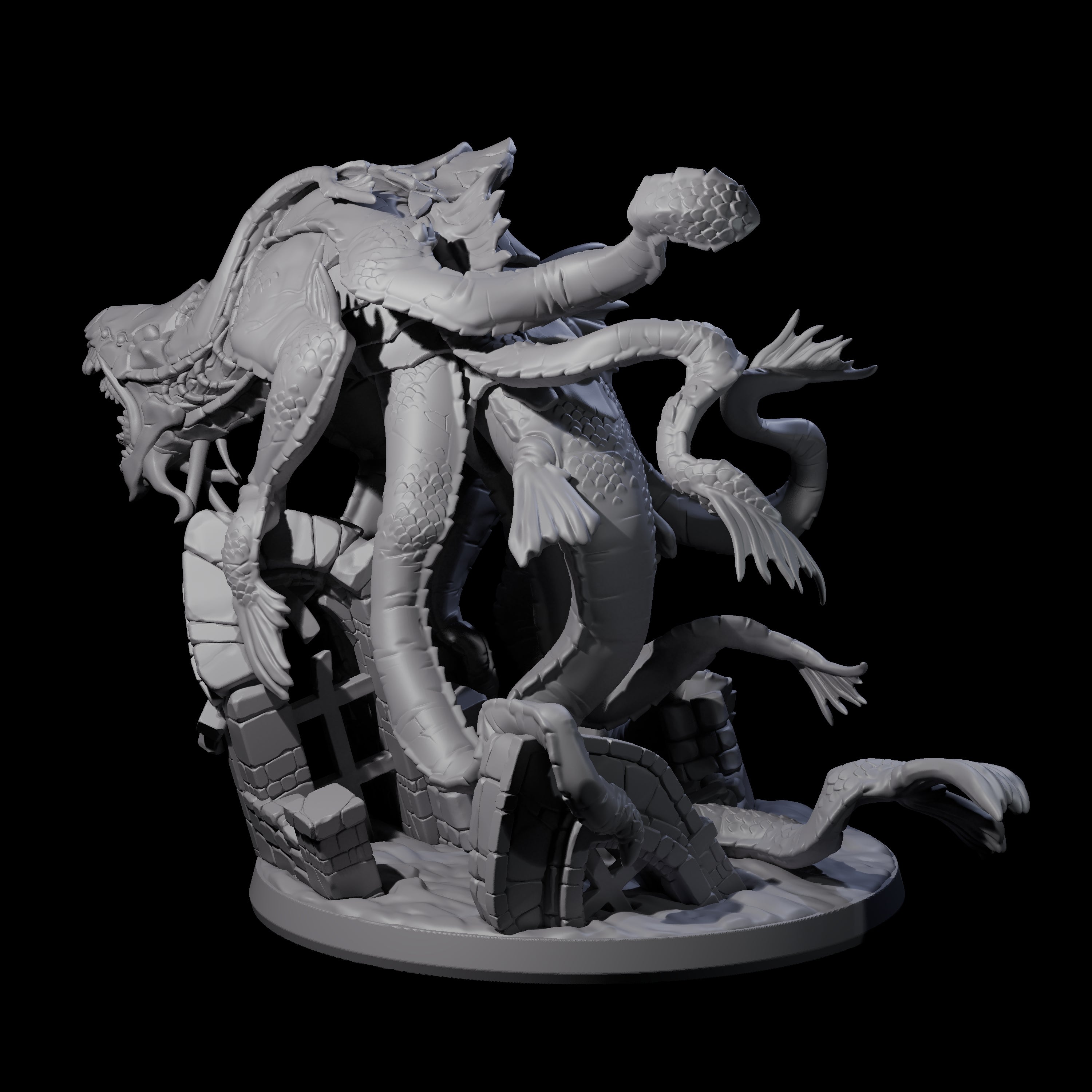 Crawling Aboleth Miniature for Dungeons and Dragons, Pathfinder or other TTRPGs
