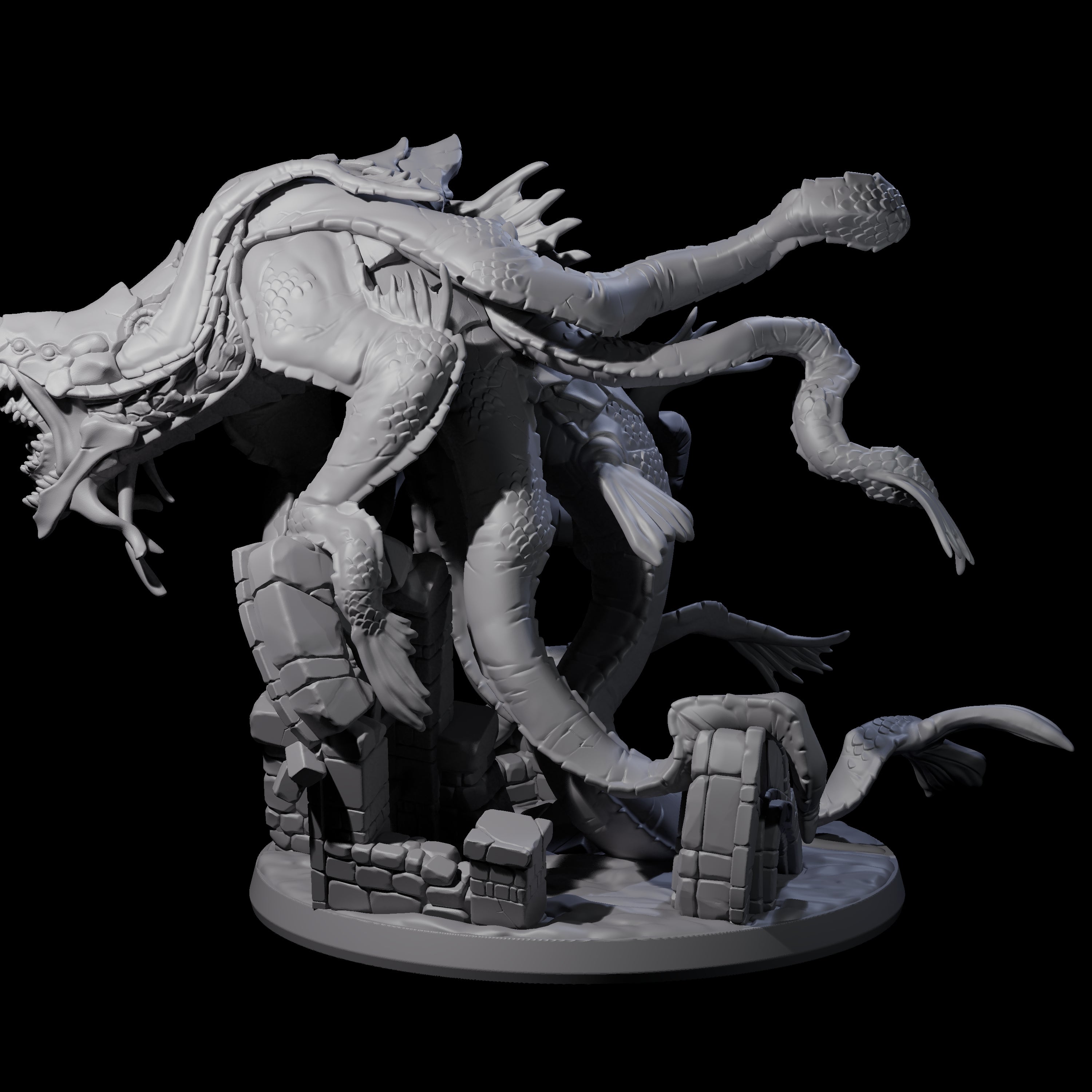 Crawling Aboleth Miniature for Dungeons and Dragons, Pathfinder or other TTRPGs