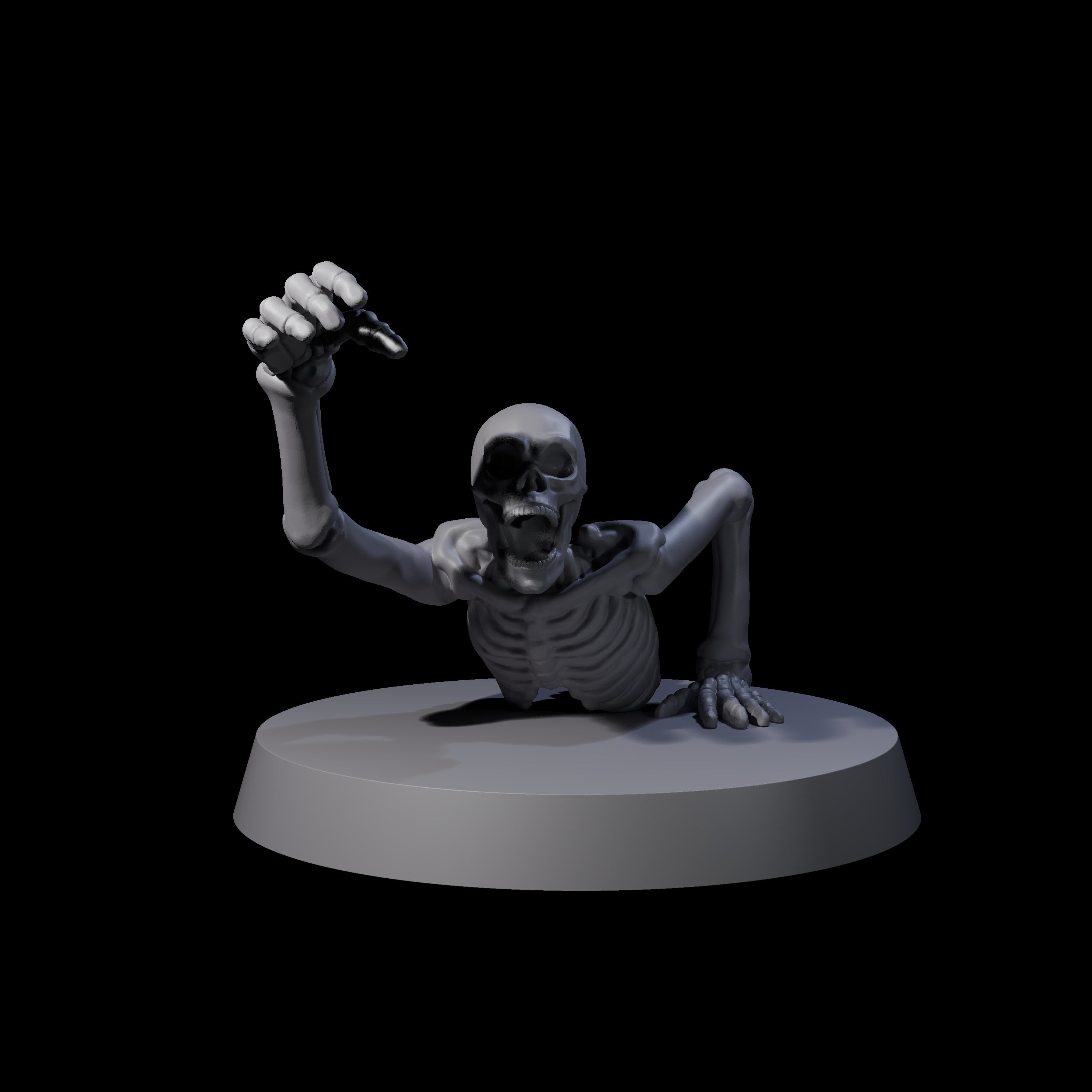 Crawling Skeleton A Miniature for Dungeons and Dragons, Pathfinder or other TTRPGs