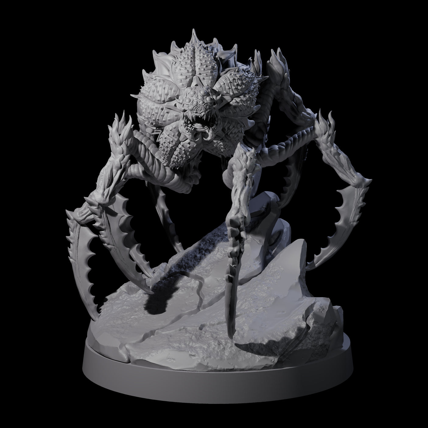 Crawling Zernivian Miniature for Dungeons and Dragons, Pathfinder or other TTRPGs