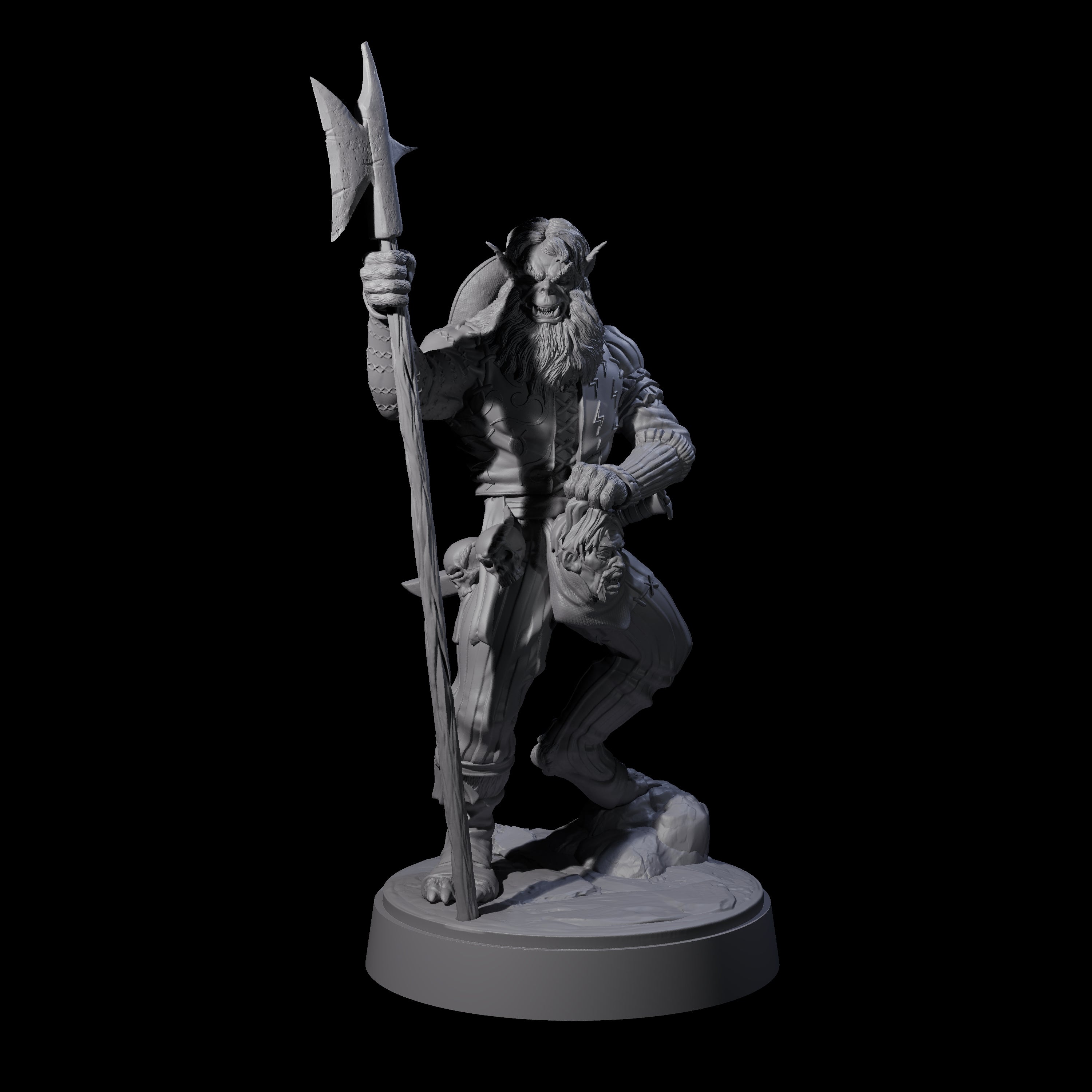 Crazed Githyanki Head Dealer Miniature for Dungeons and Dragons, Pathfinder or other TTRPGs