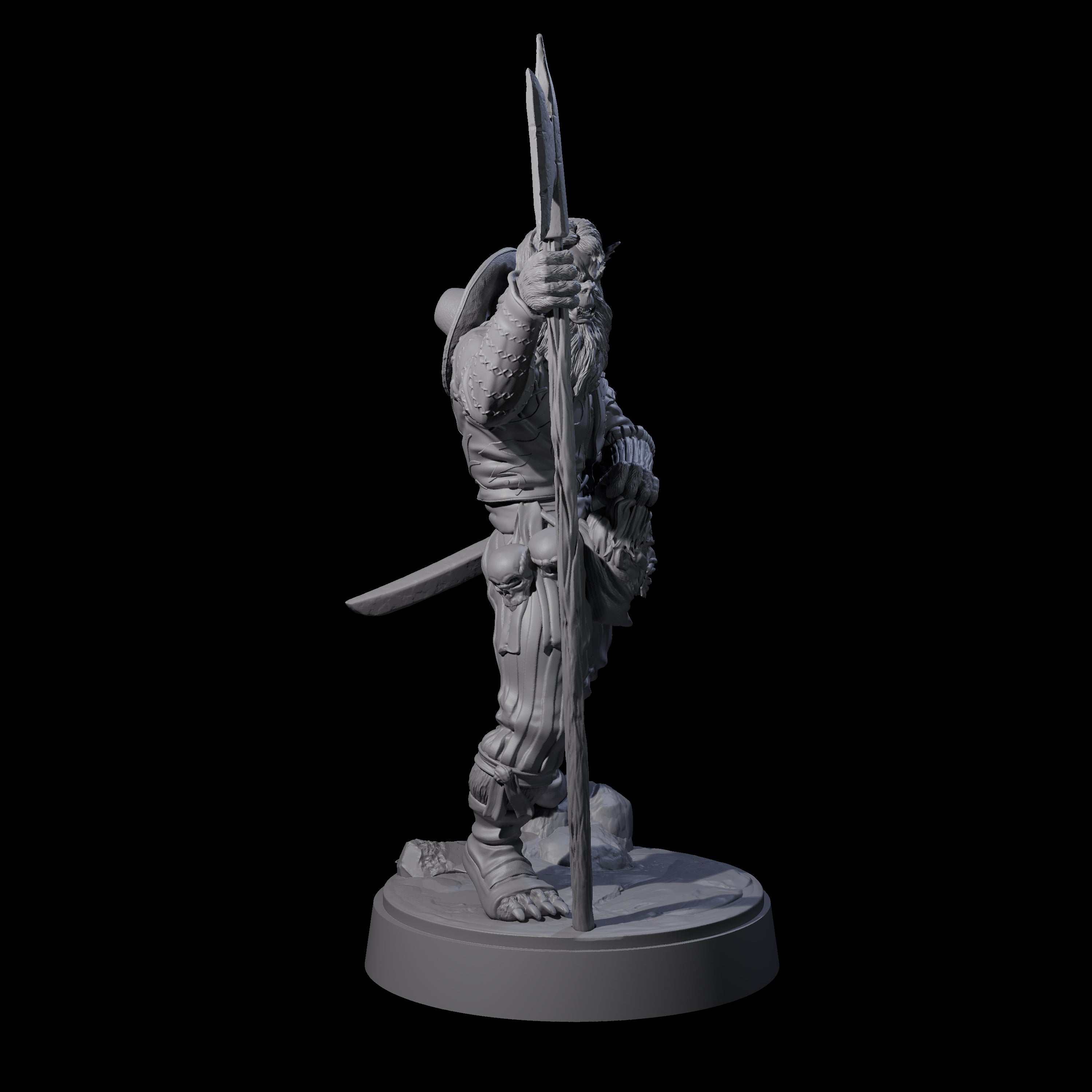 Crazed Githyanki Head Dealer Miniature for Dungeons and Dragons, Pathfinder or other TTRPGs