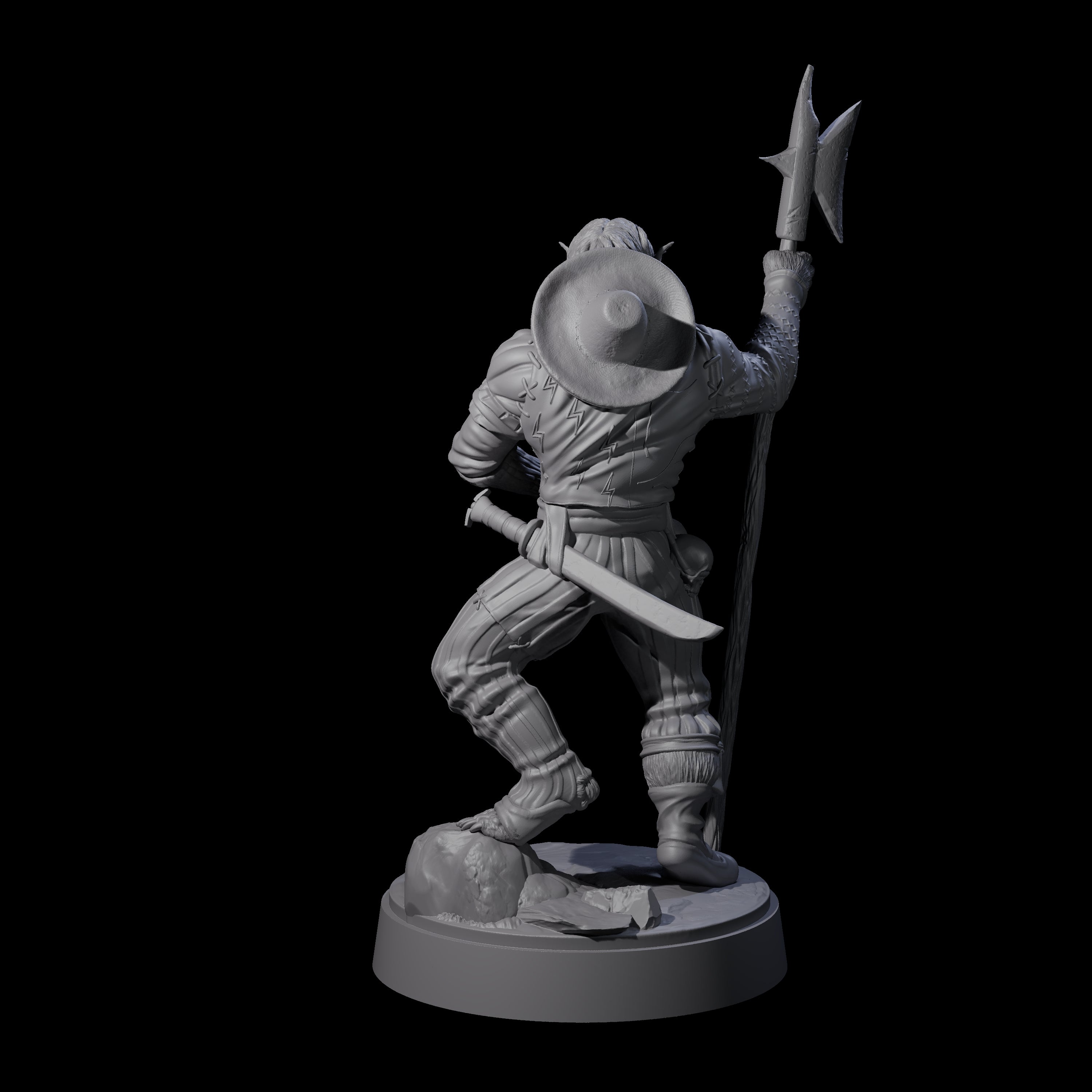 Crazed Githyanki Head Dealer Miniature for Dungeons and Dragons, Pathfinder or other TTRPGs
