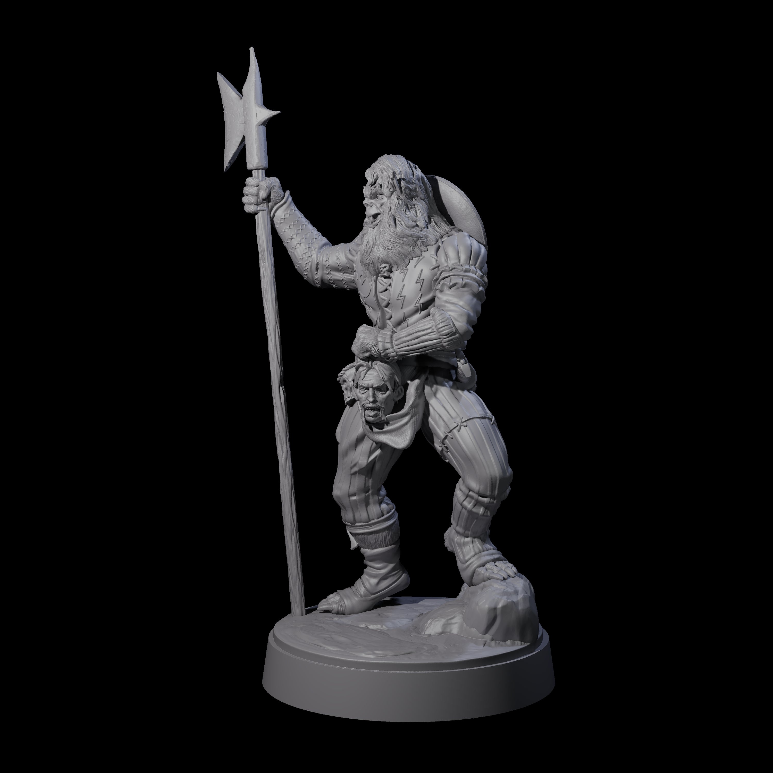 Crazed Githyanki Head Dealer Miniature for Dungeons and Dragons, Pathfinder or other TTRPGs