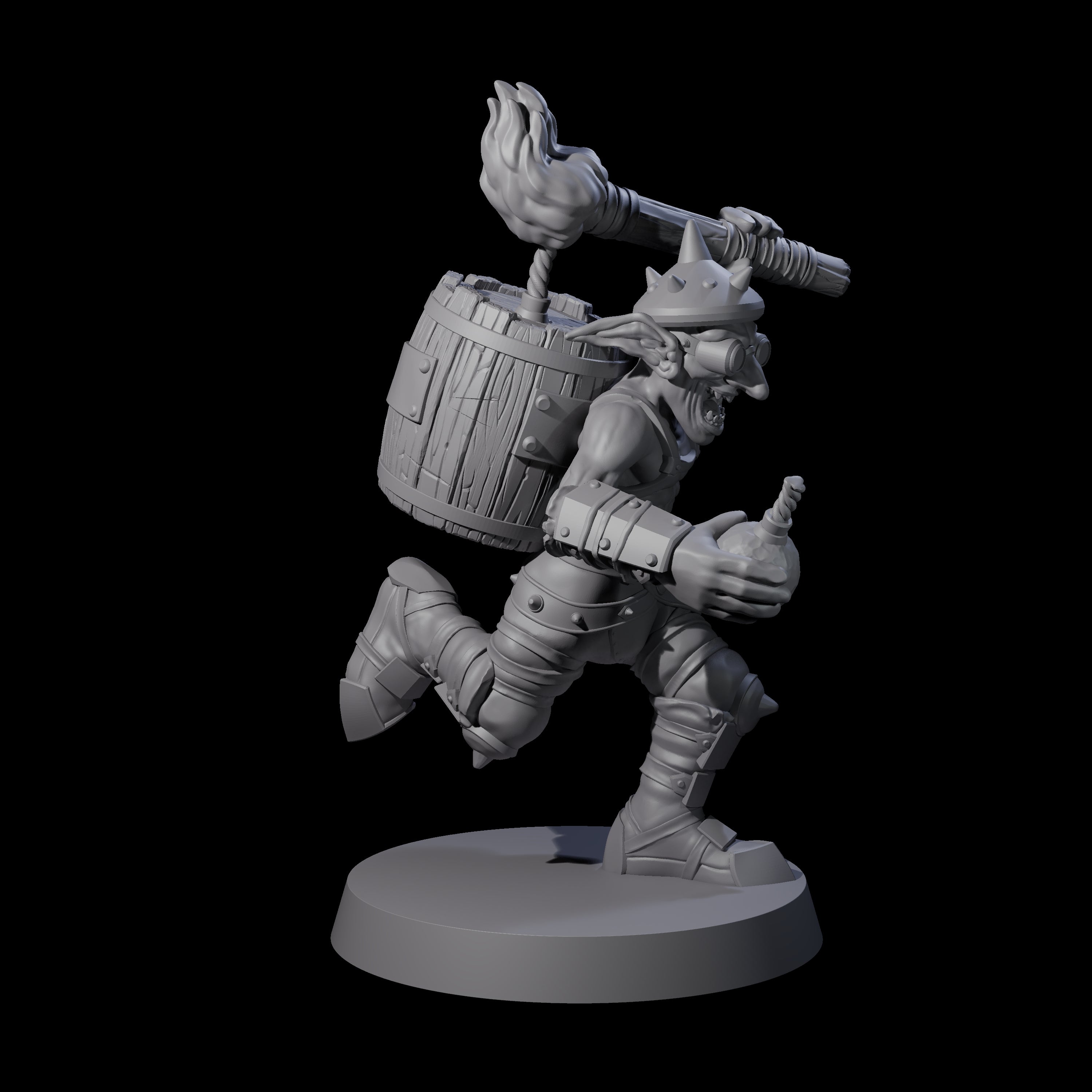 Crazed Goblin Alchemist A Miniature for Dungeons and Dragons, Pathfinder or other TTRPGs