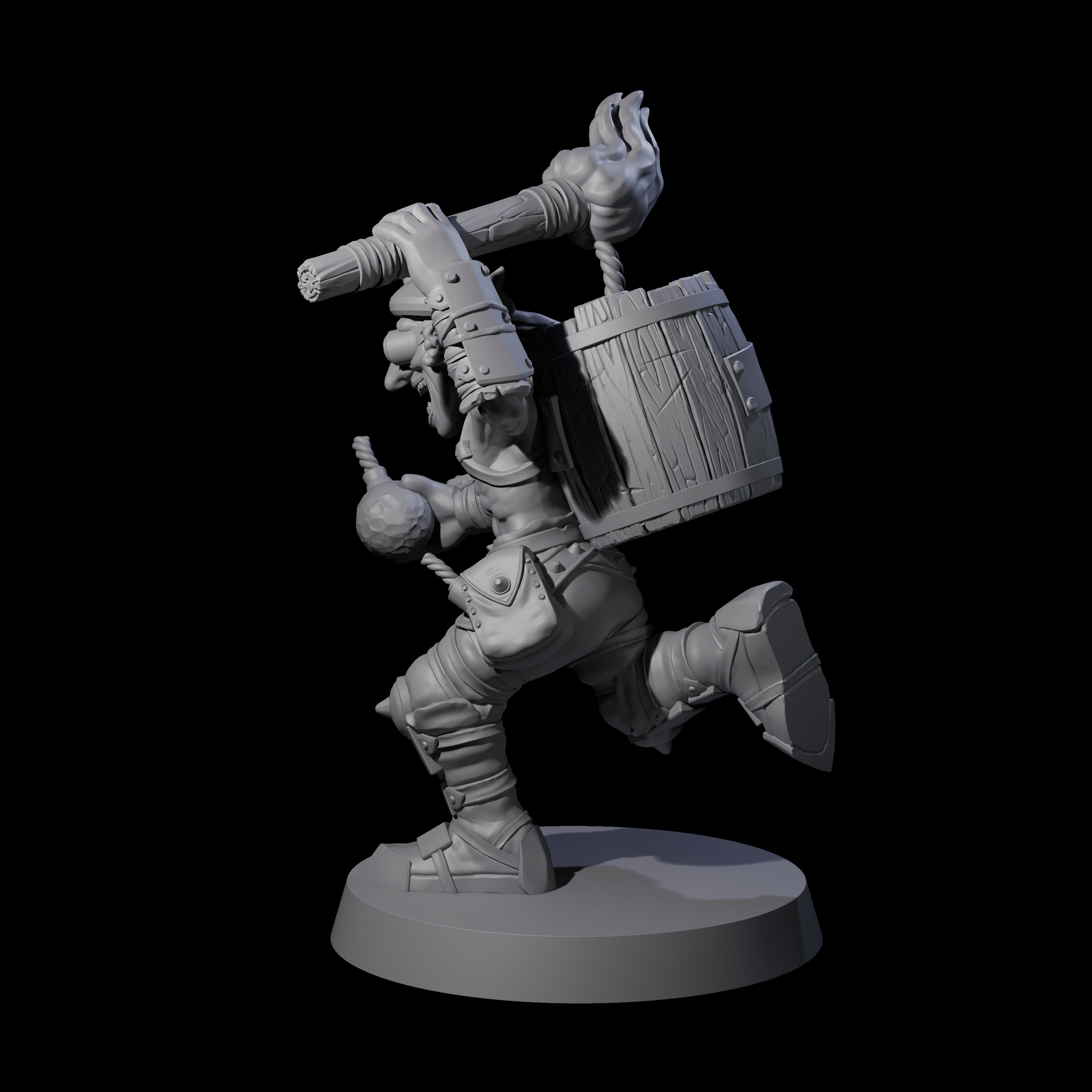 Crazed Goblin Alchemist A Miniature for Dungeons and Dragons, Pathfinder or other TTRPGs