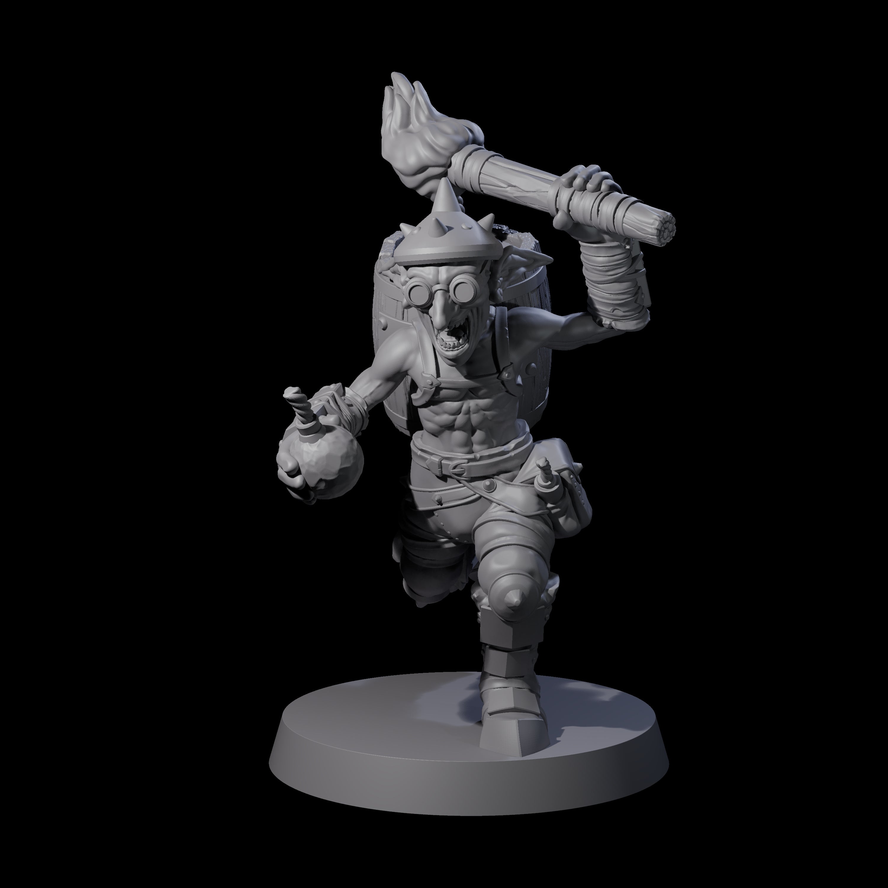 Crazed Goblin Alchemist A Miniature for Dungeons and Dragons, Pathfinder or other TTRPGs
