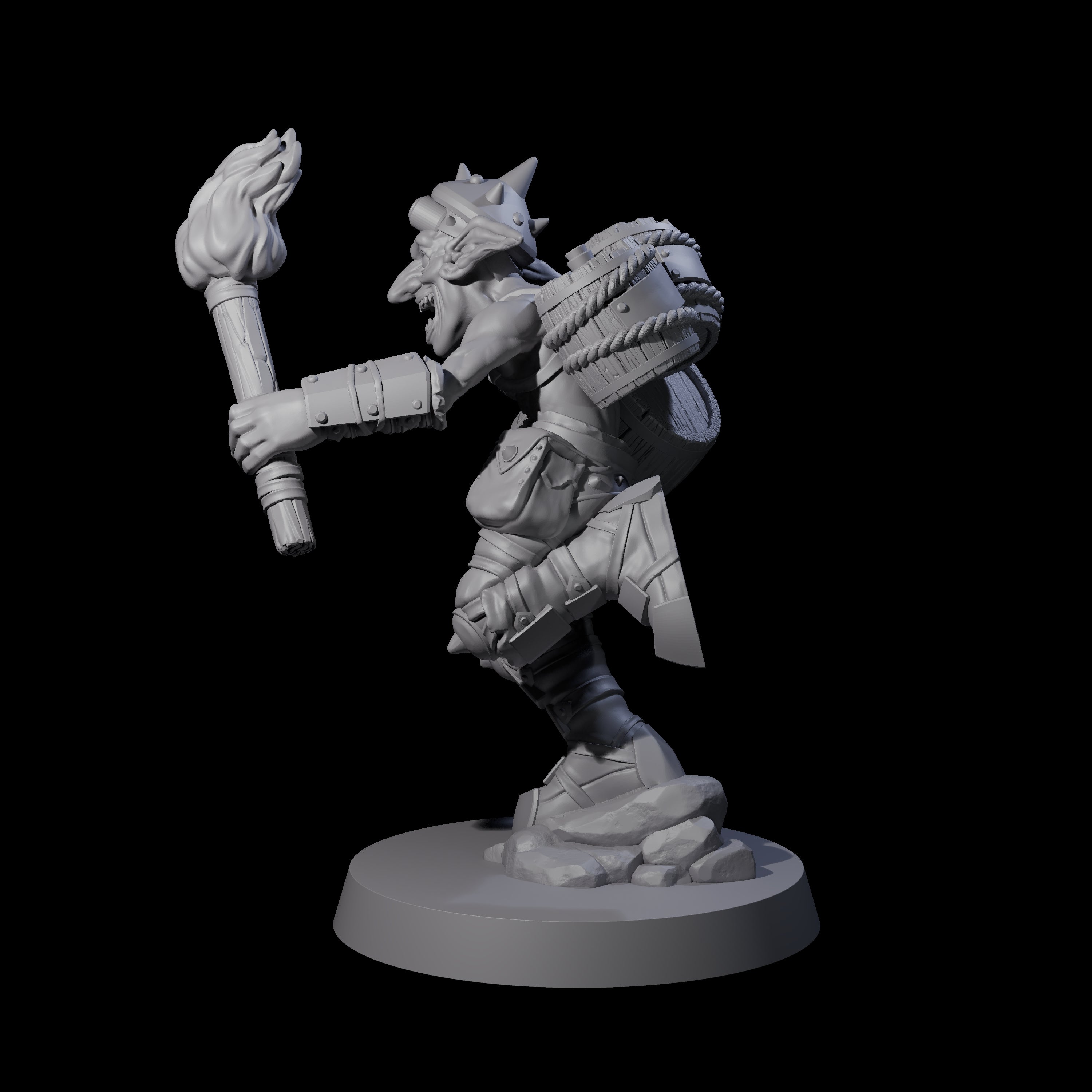 Crazed Goblin Alchemist B Miniature for Dungeons and Dragons, Pathfinder or other TTRPGs