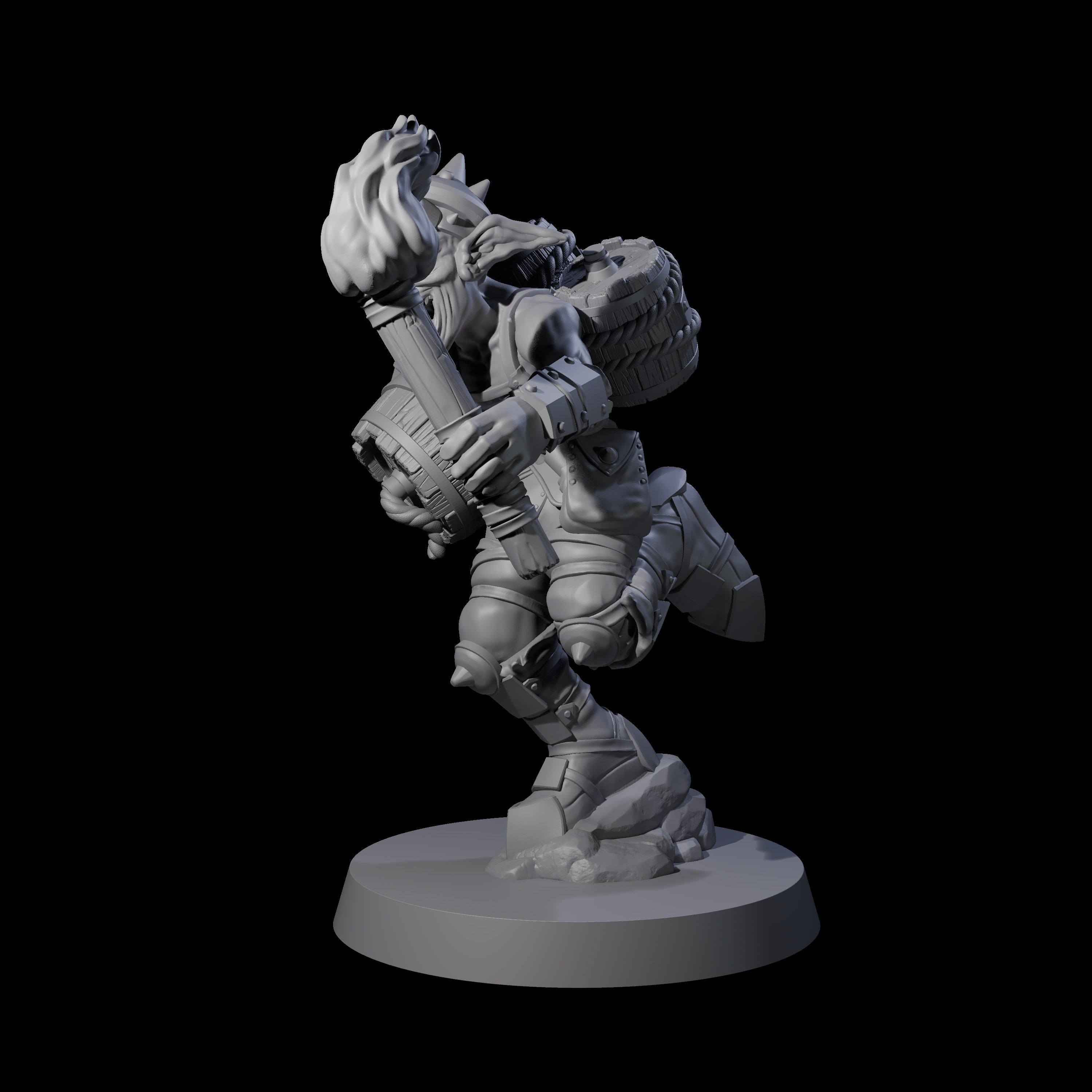 Crazed Goblin Alchemist B Miniature for Dungeons and Dragons, Pathfinder or other TTRPGs
