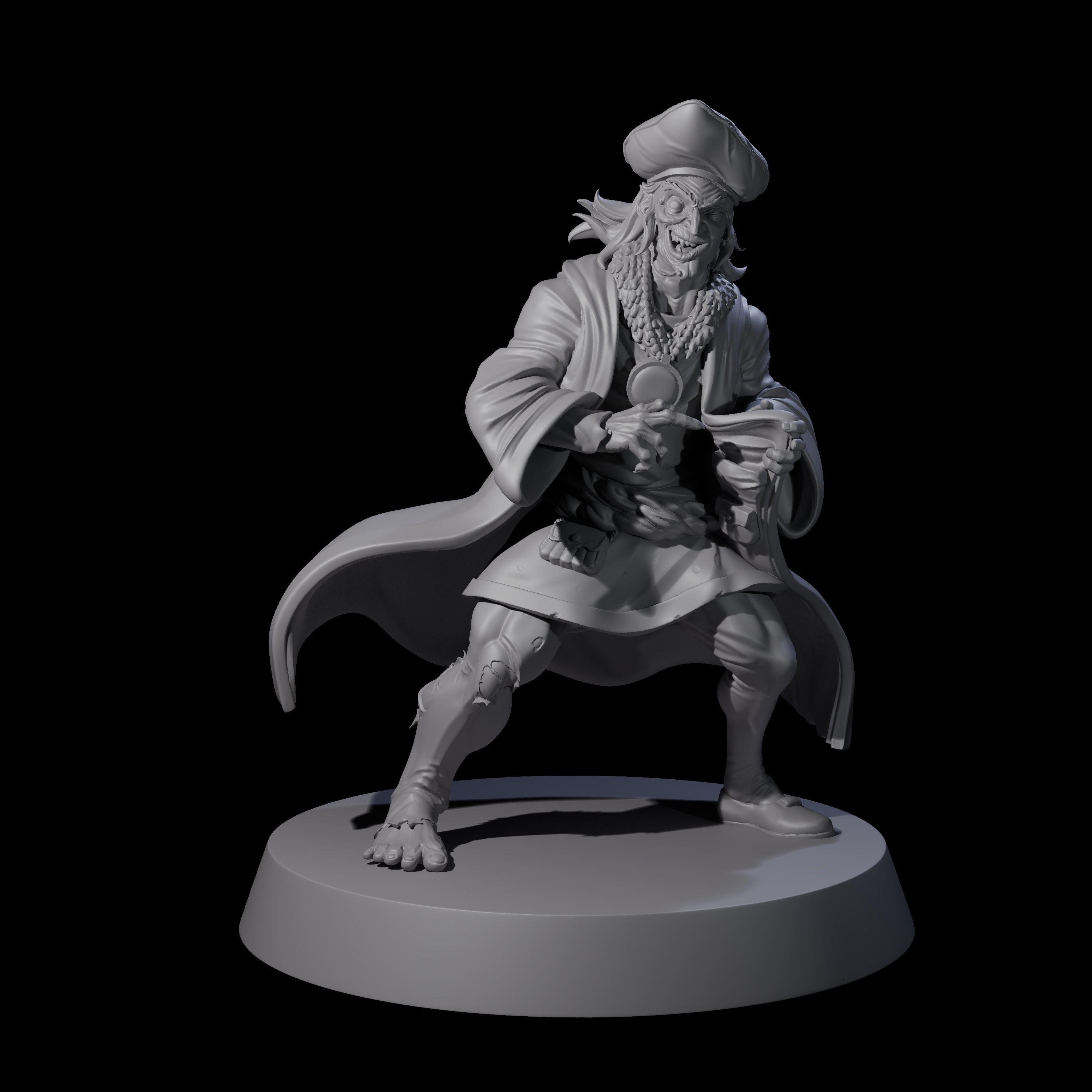 Crazed Philosopher Miniature for Dungeons and Dragons, Pathfinder or other TTRPGs