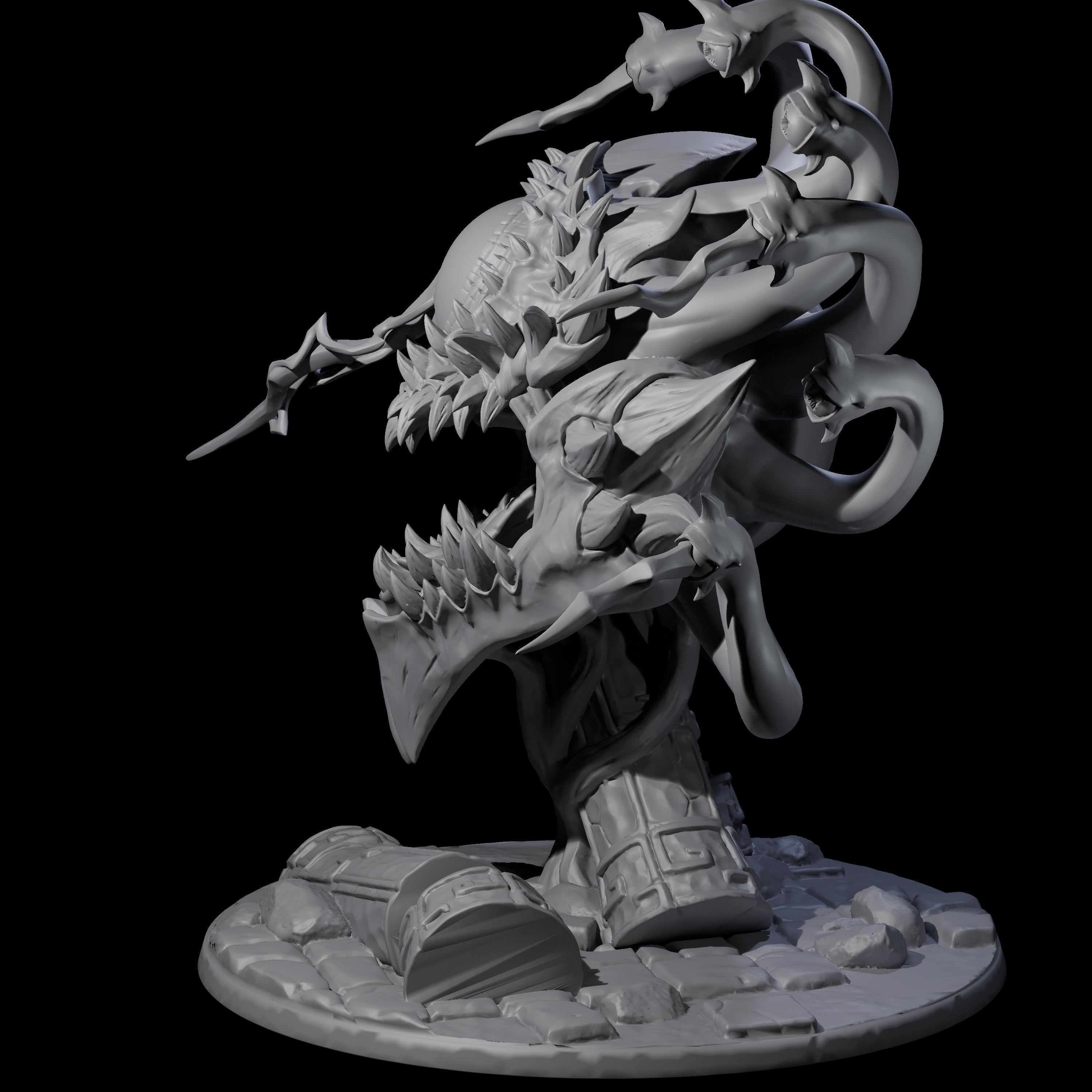 Crazy Beholder Miniature for Dungeons and Dragons, Pathfinder or other TTRPGs