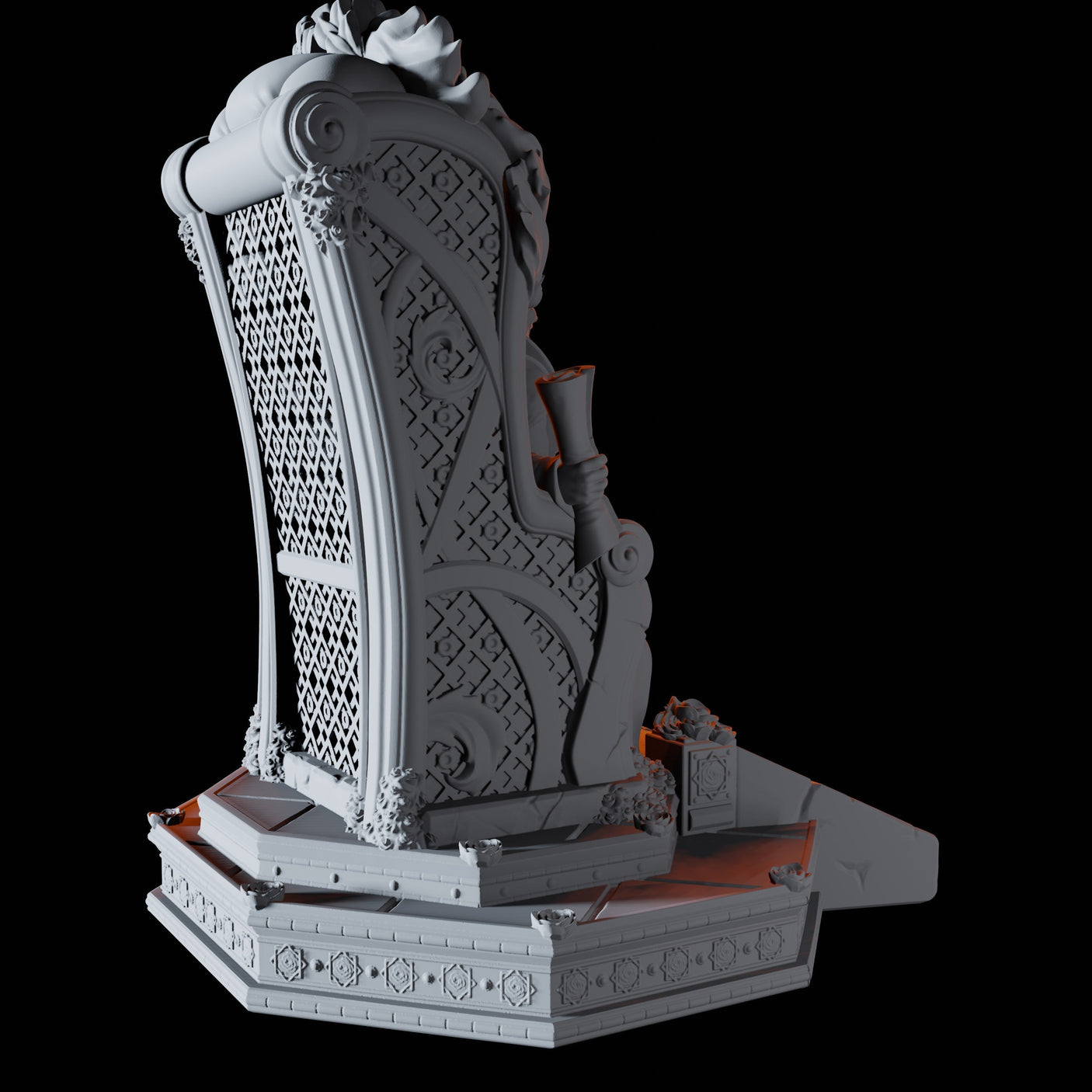 Crazy Queen Miniature for Dungeons and Dragons, Pathfinder or other TTRPGs