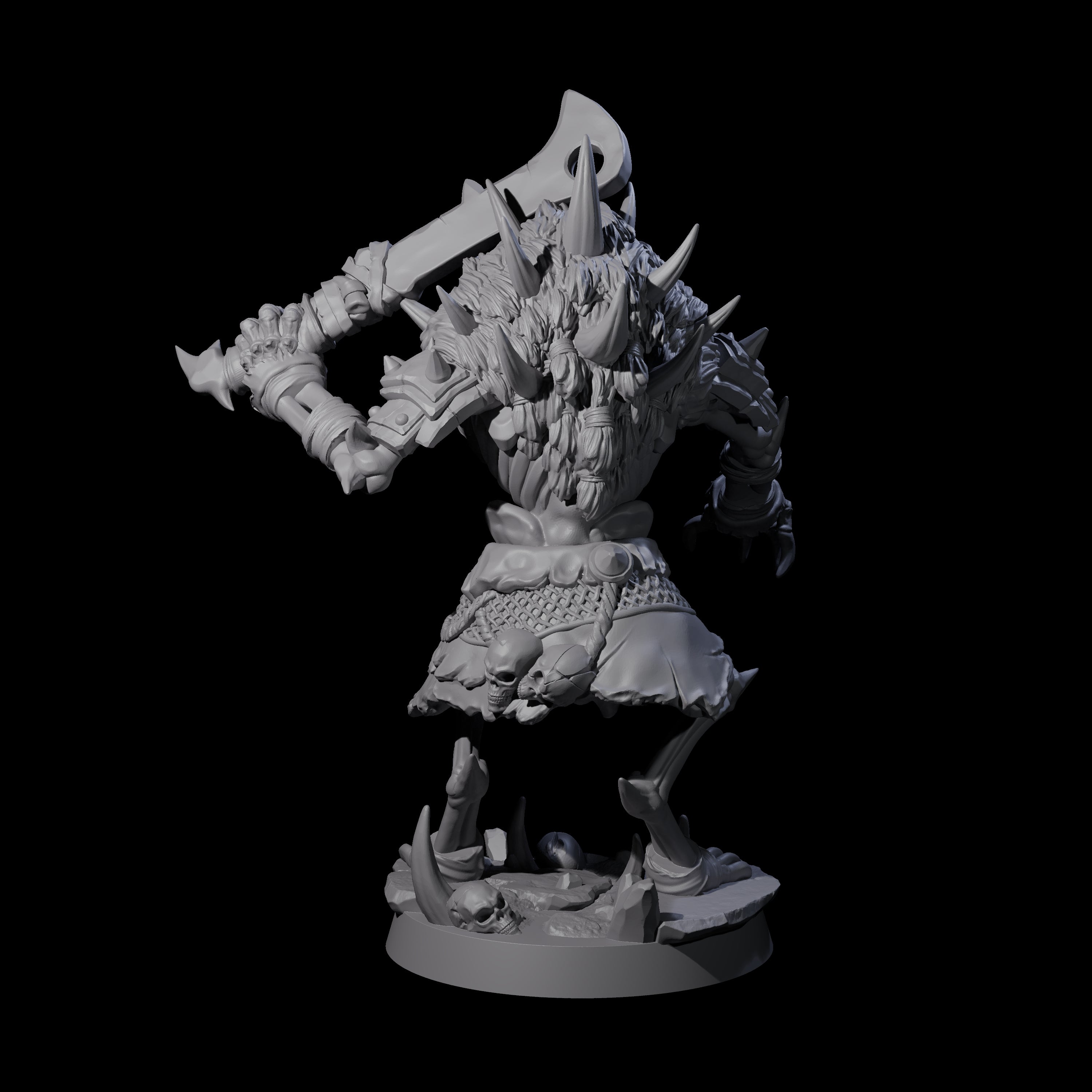 Creaking Gnoll Witherling B Miniature for Dungeons and Dragons, Pathfinder or other TTRPGs