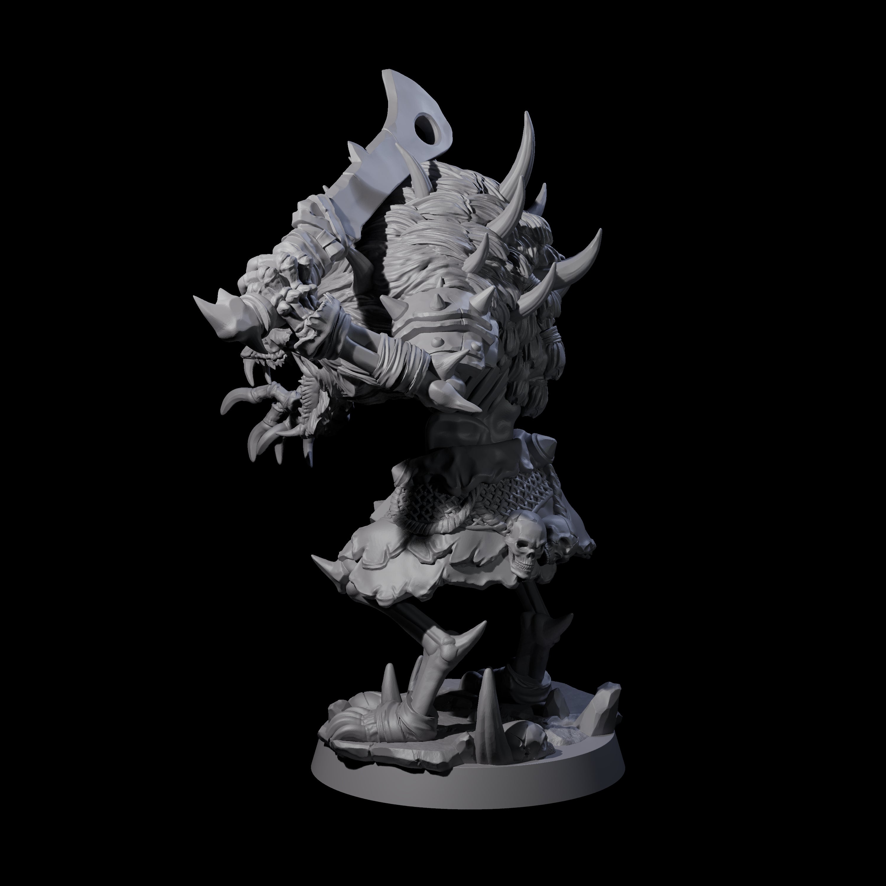 Creaking Gnoll Witherling B Miniature for Dungeons and Dragons, Pathfinder or other TTRPGs